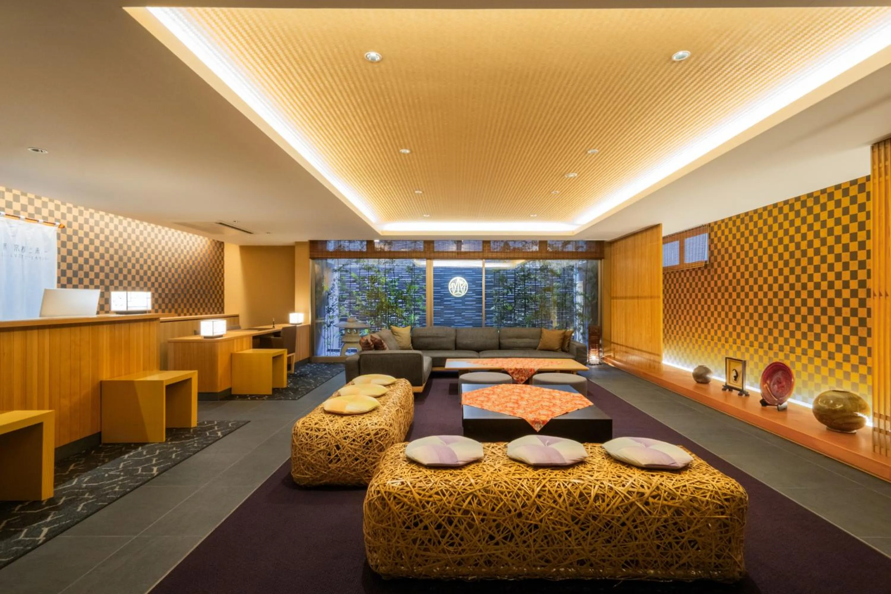 Lobby or reception in Homm Stay Nagi Sanjo Kyoto By Banyan Group