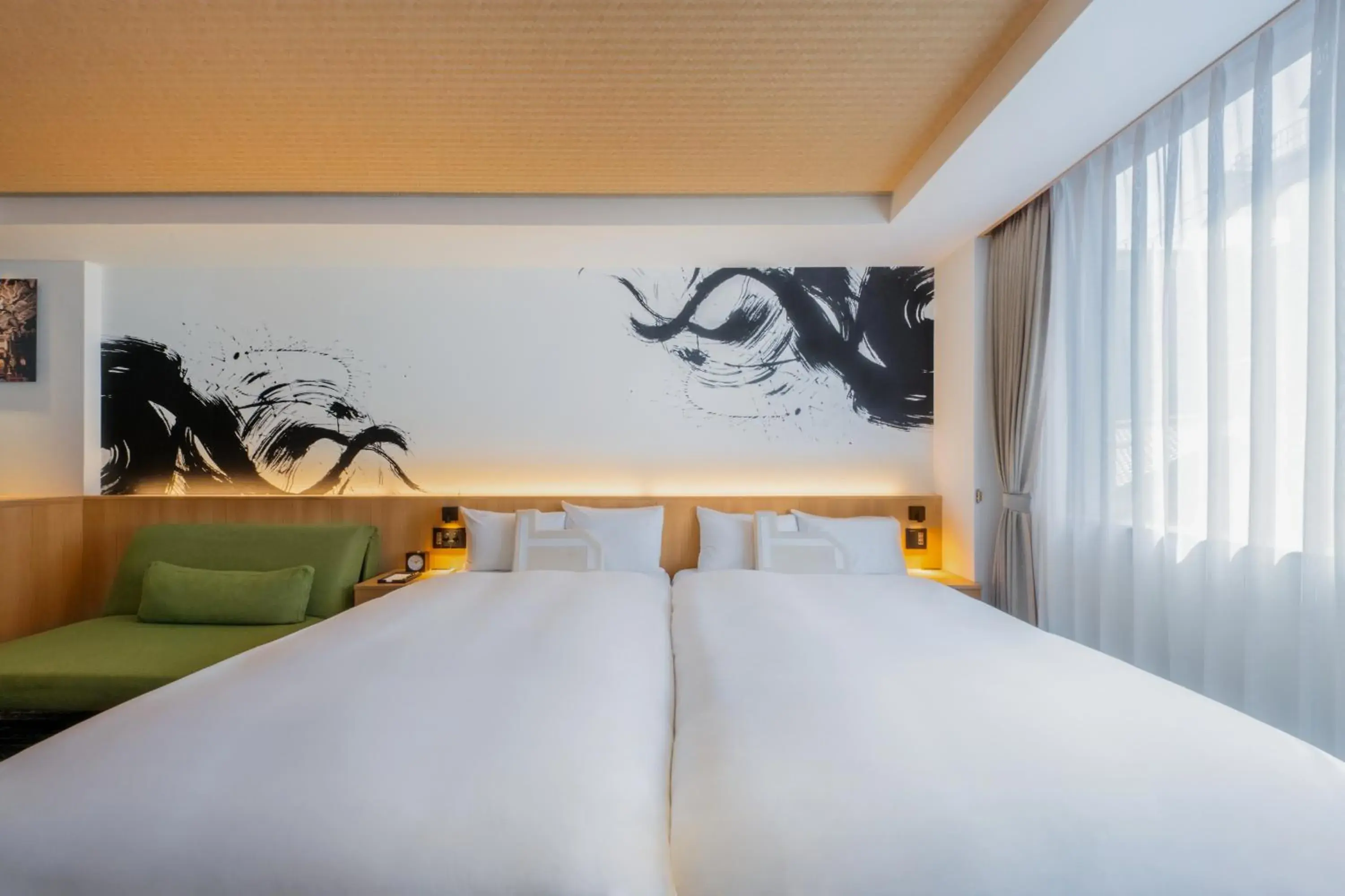 Bed in Homm Stay Nagi Sanjo Kyoto By Banyan Group Bed in Homm Stay Nagi Sanjo Kyoto By Banyan Group
