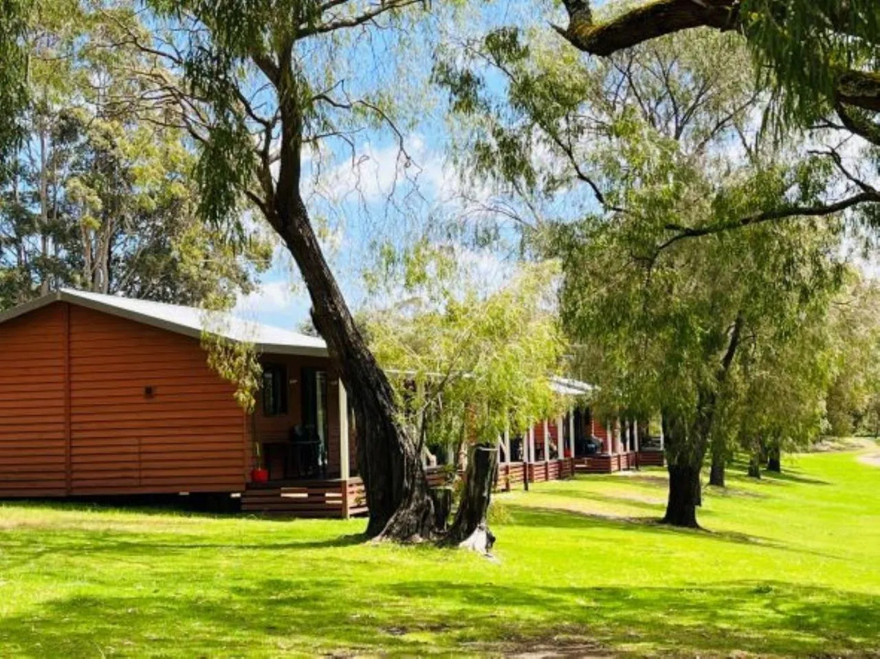 Natural landscape in BIG4 Taunton Farm