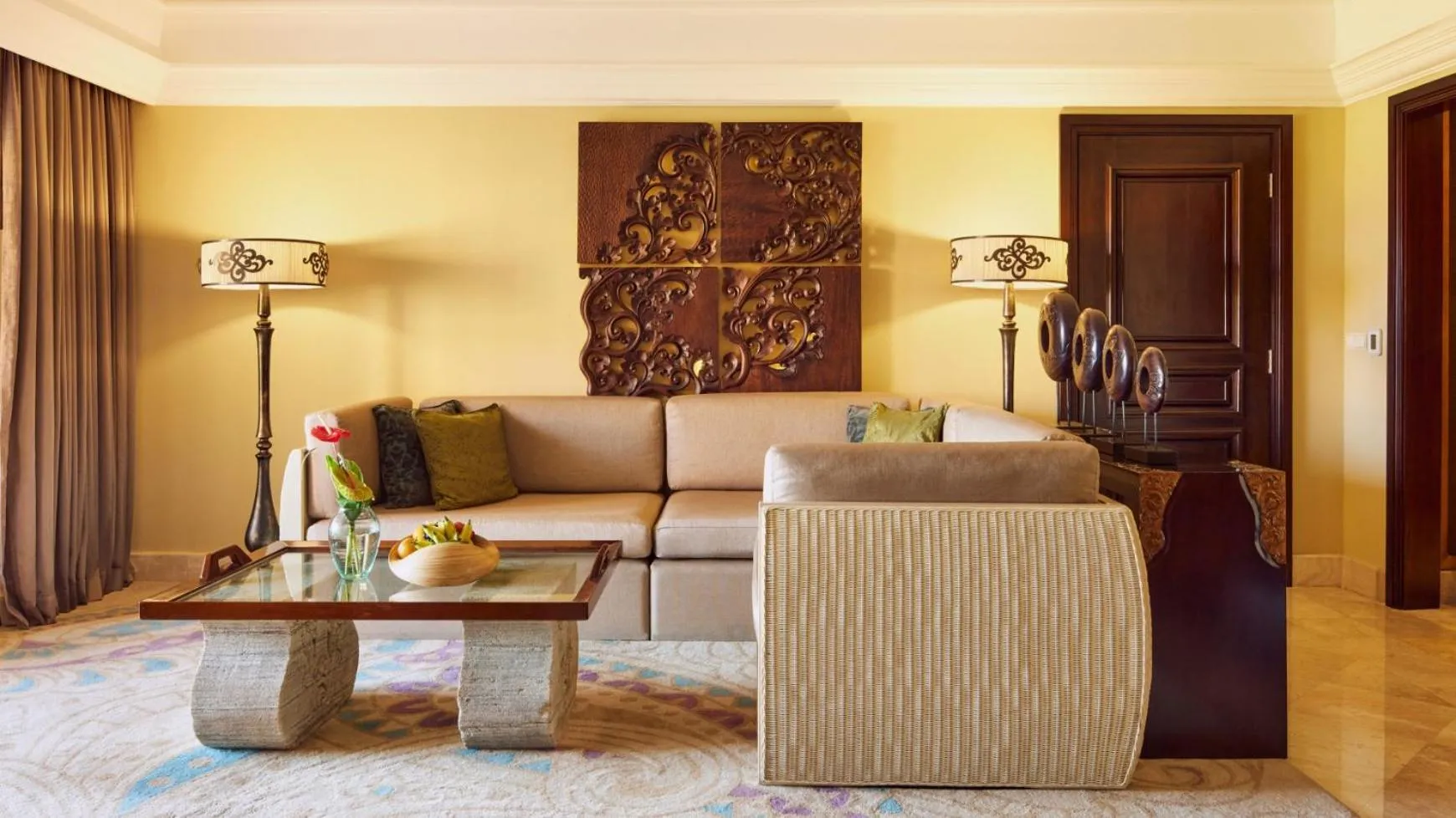 Living room in AYANA Resort Bali