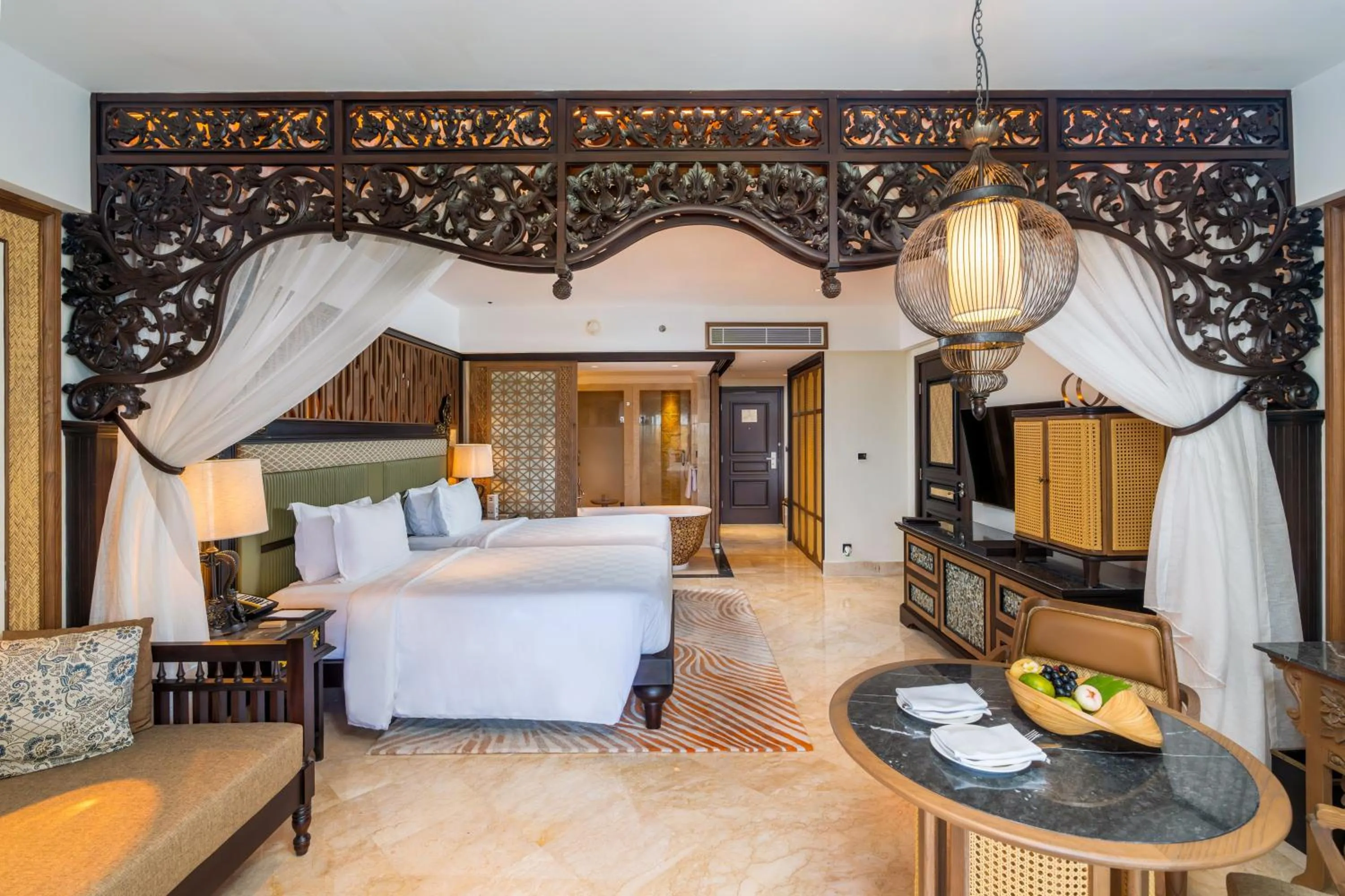 Bedroom, Bed in AYANA Resort Bali