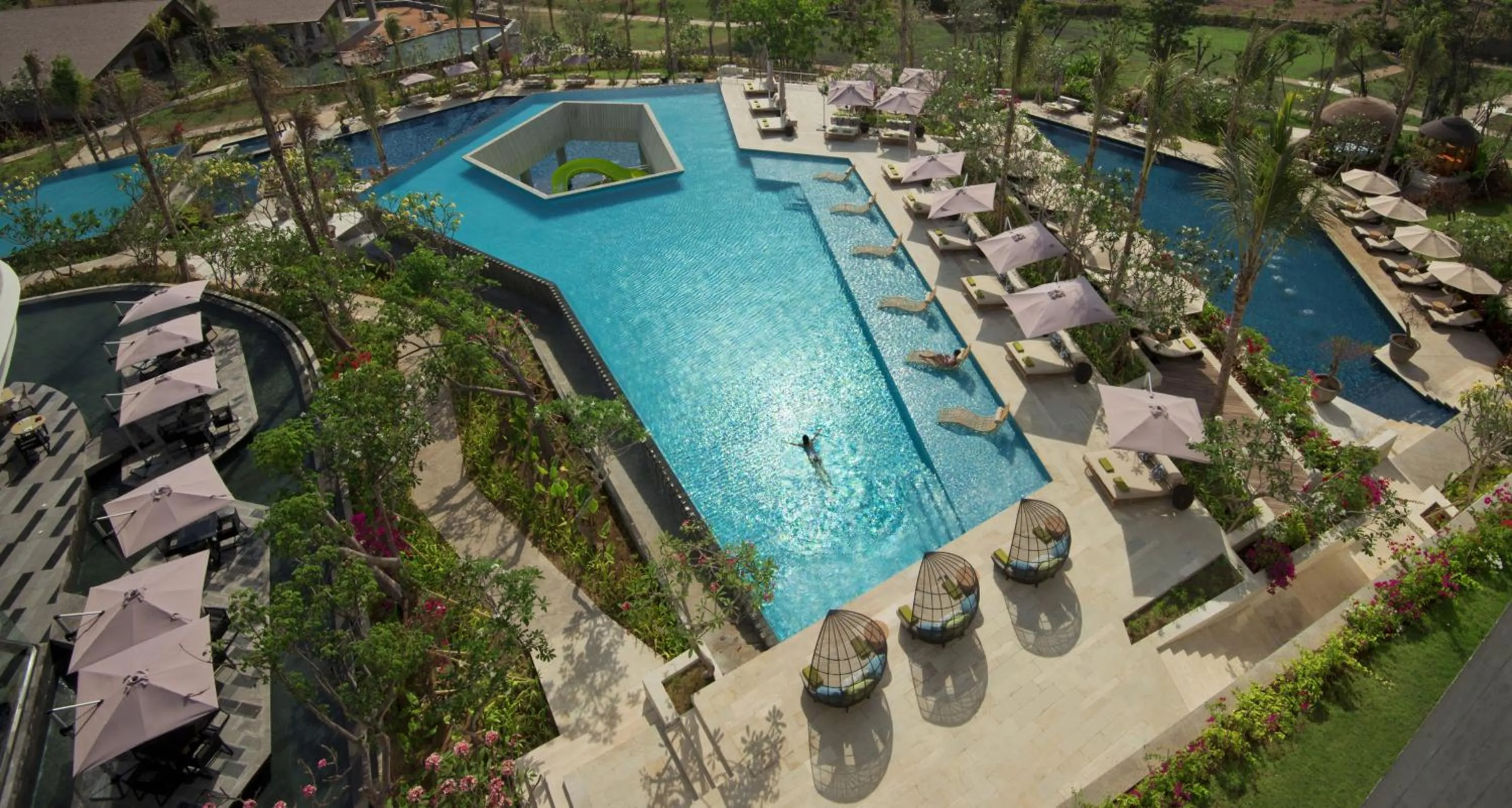 Swimming pool in AYANA Resort Bali