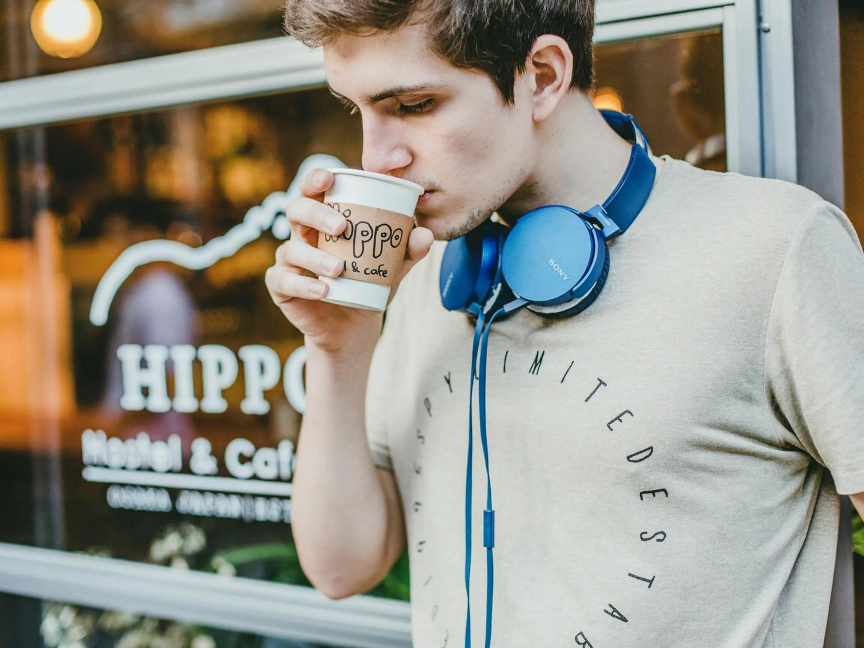 Property building in Hippo Hostel and Cafe Bar