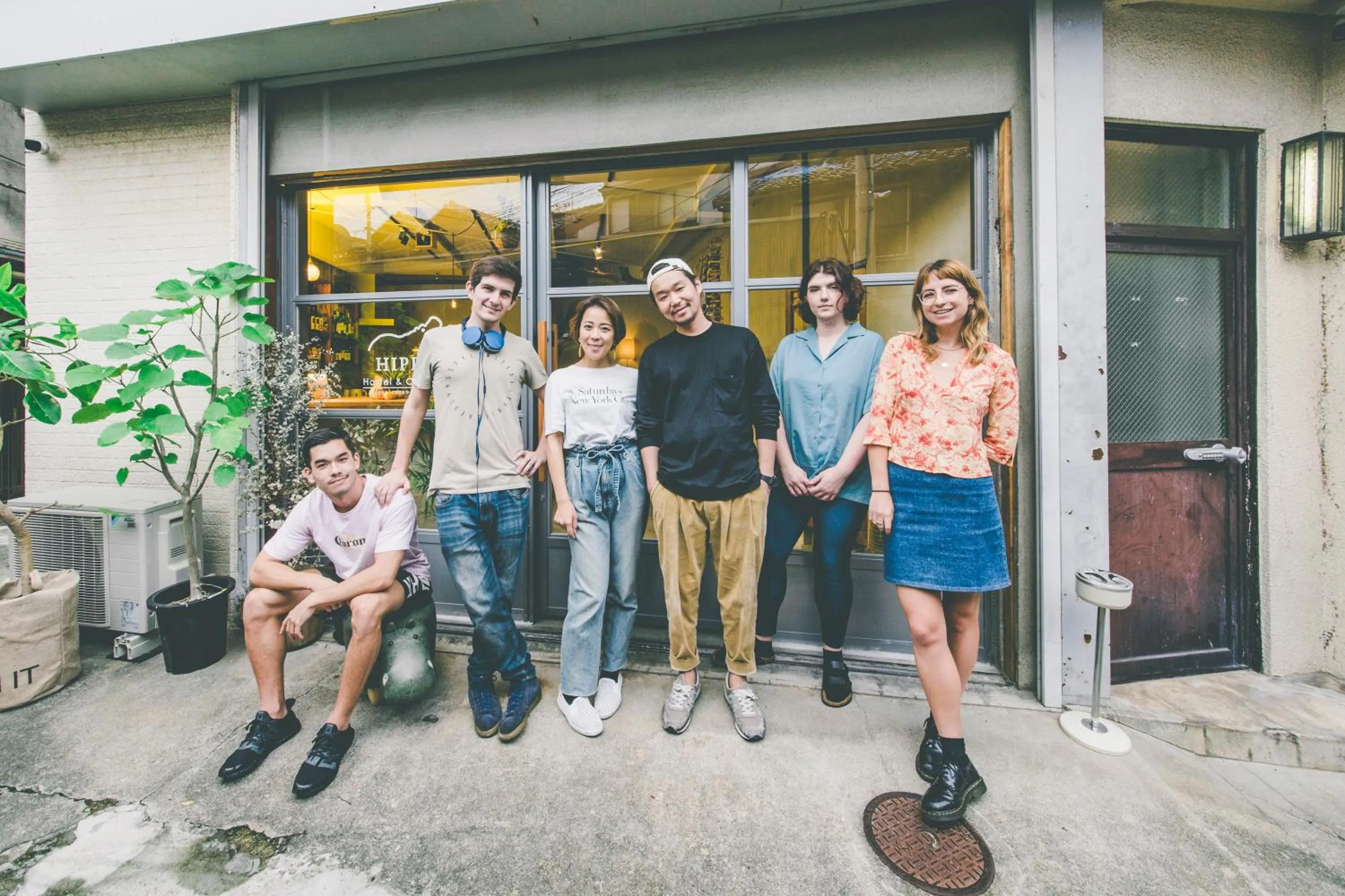 Staff in Hippo Hostel and Cafe Bar