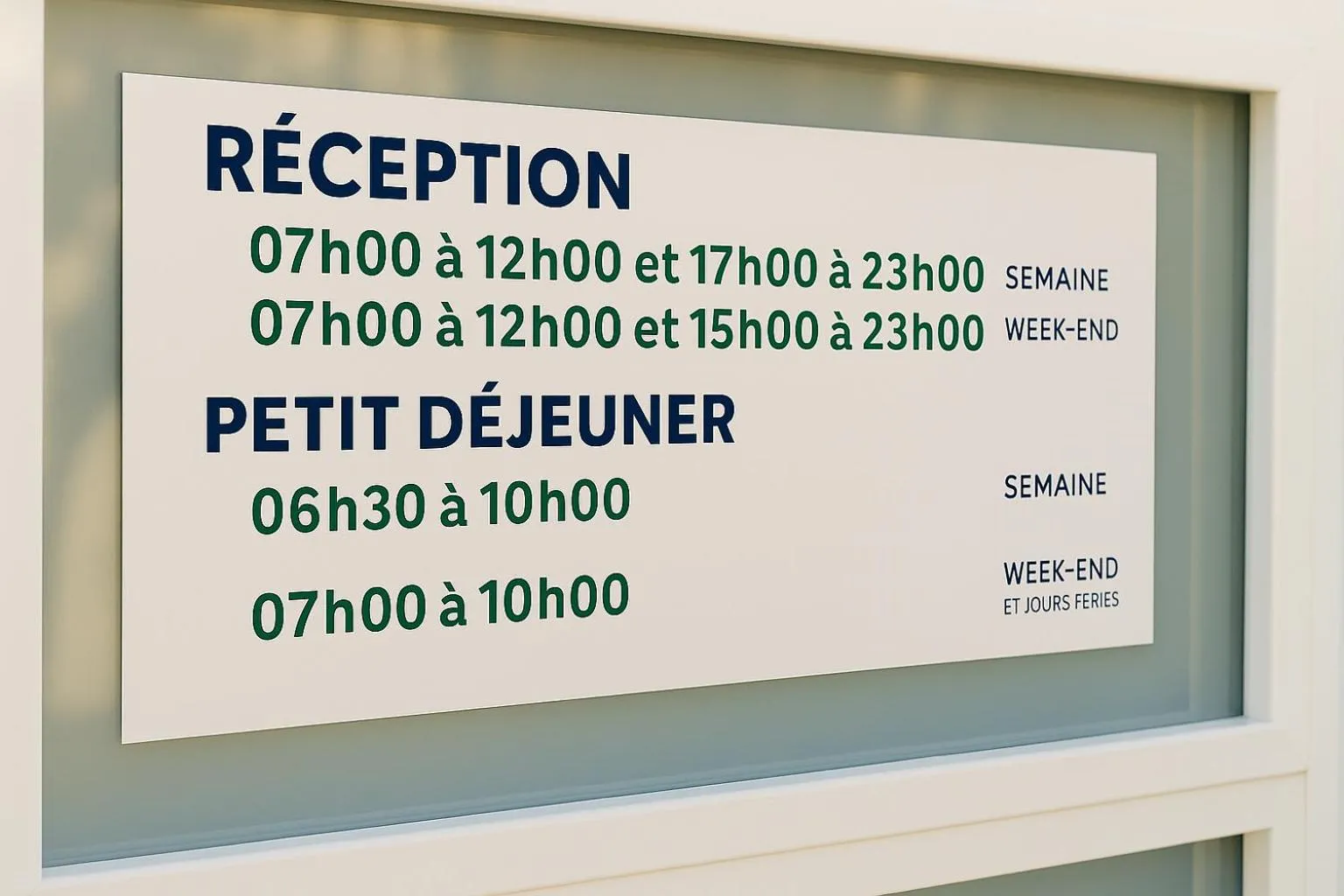 Text overlay in Campanile Fontainebleau