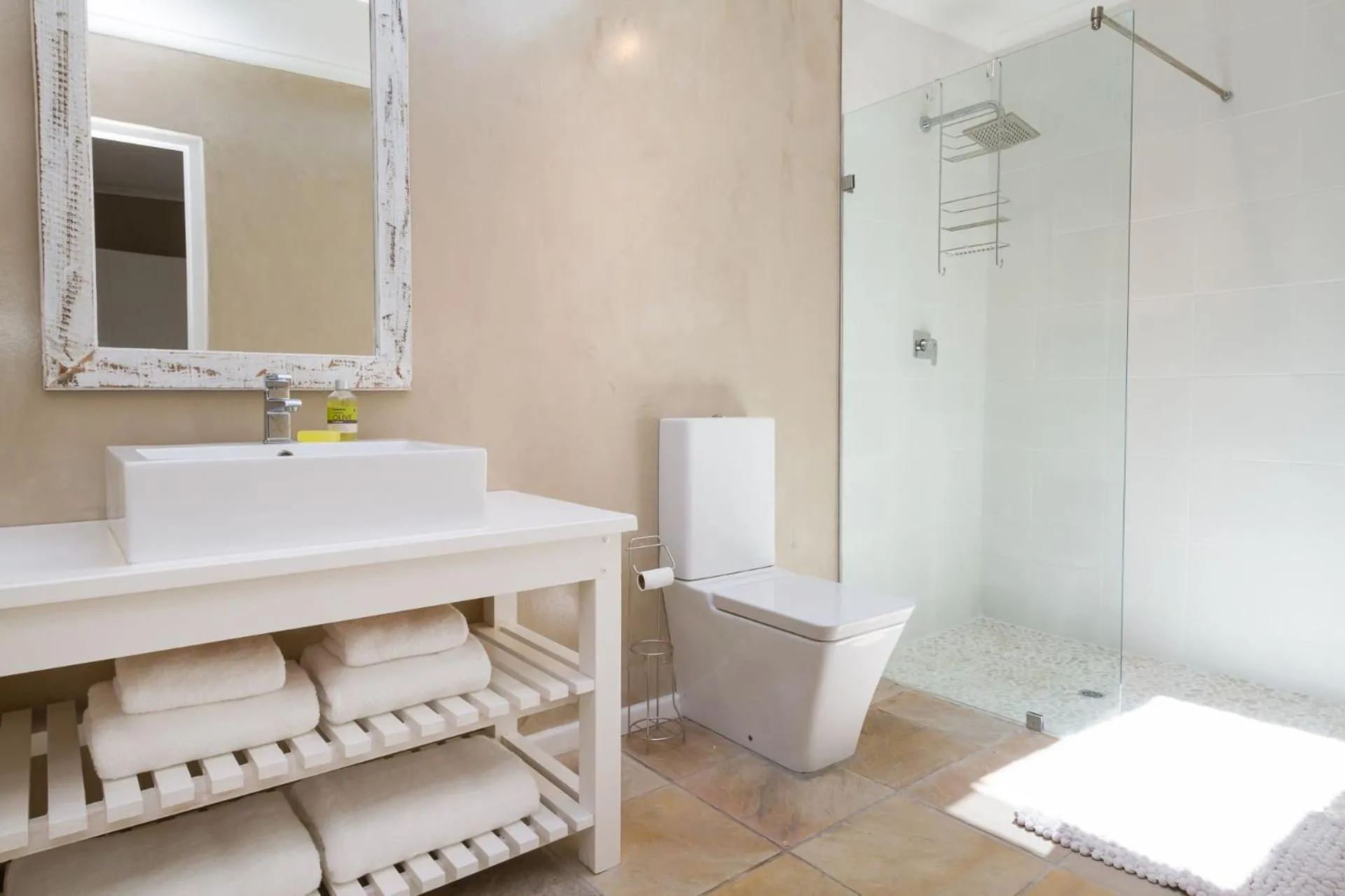 Shower in Fin Whale Beach House