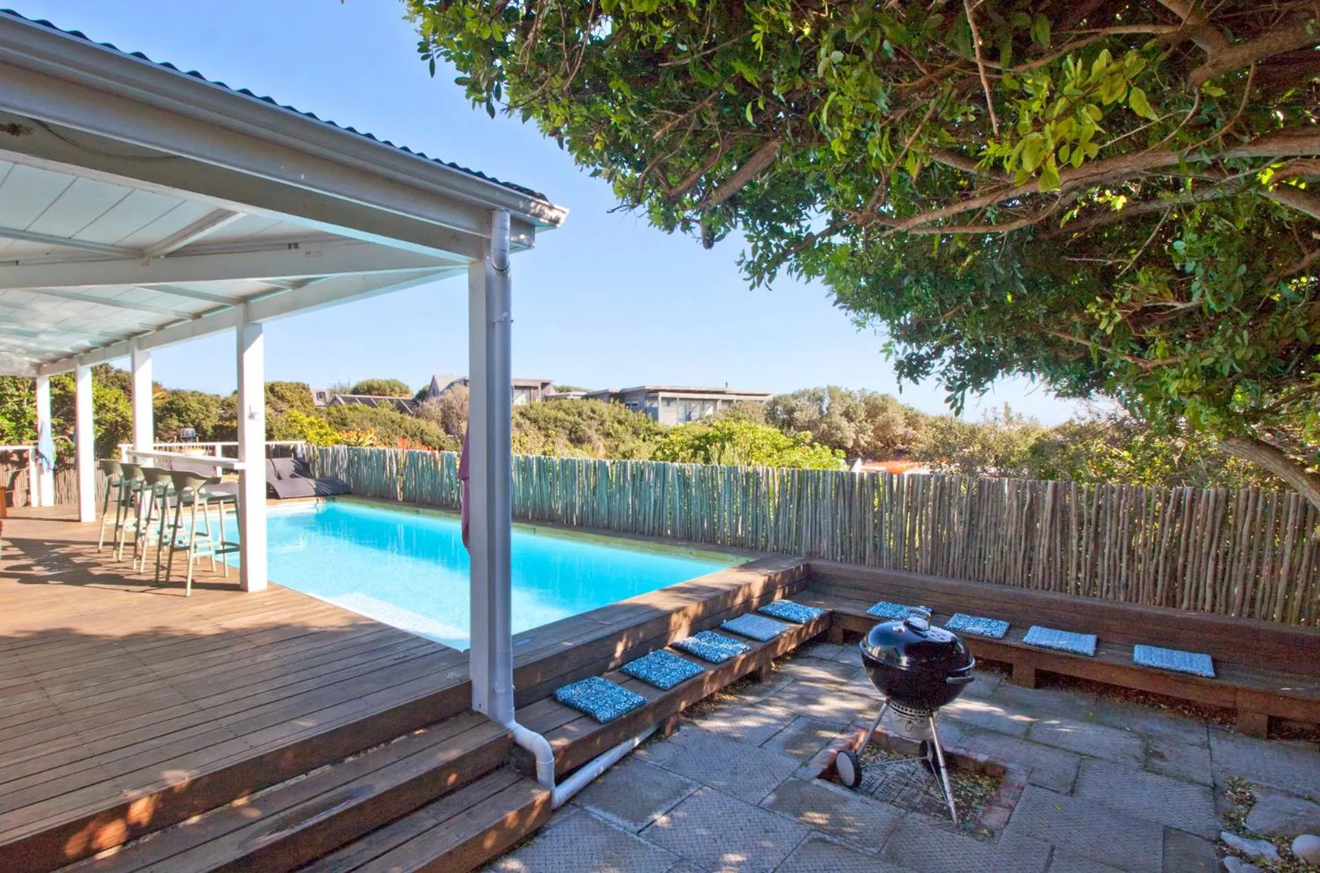 Swimming pool in Fin Whale Beach House