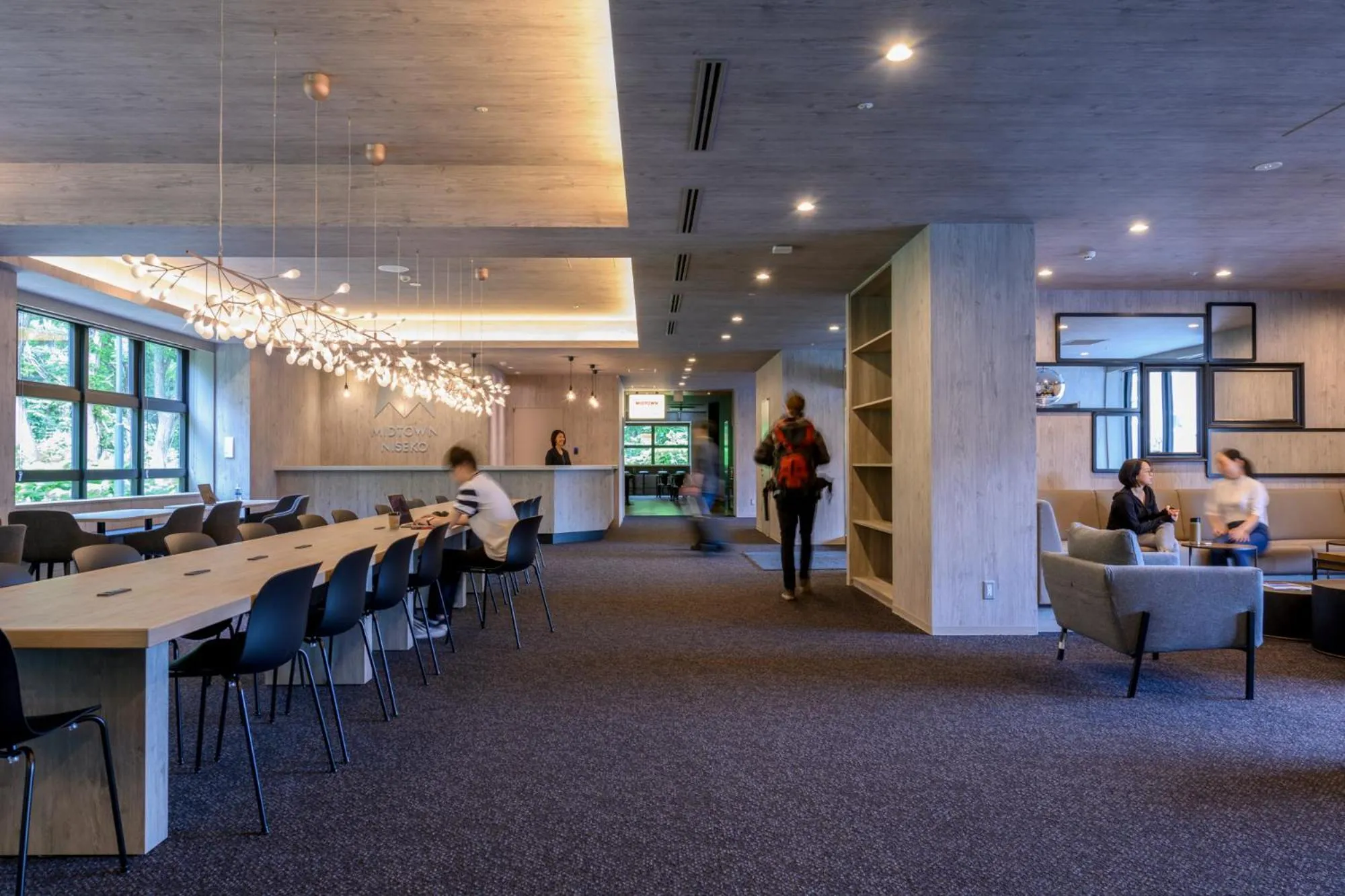 People in Midtown Niseko