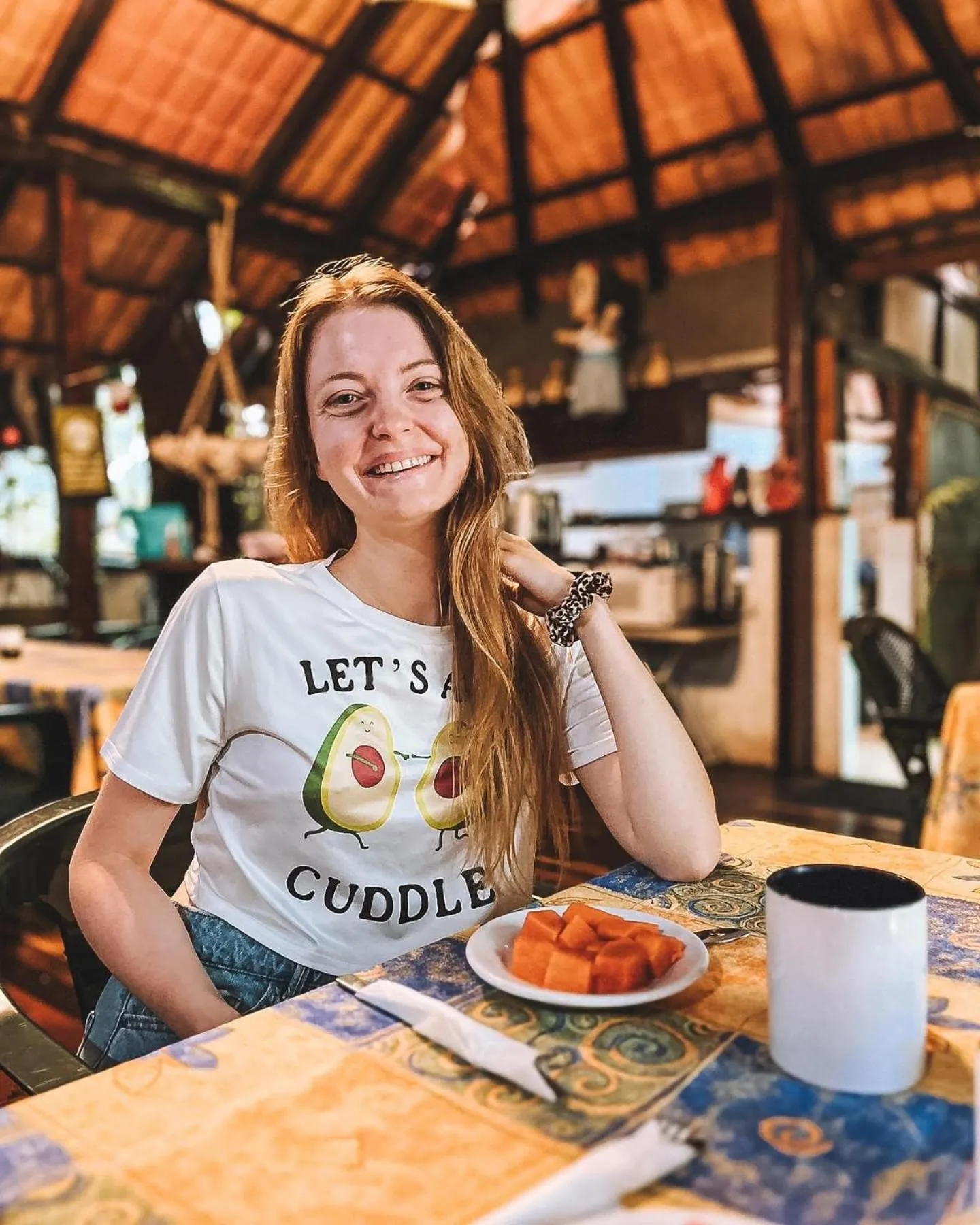 Breakfast in Eco-hotel El Rey del Caribe