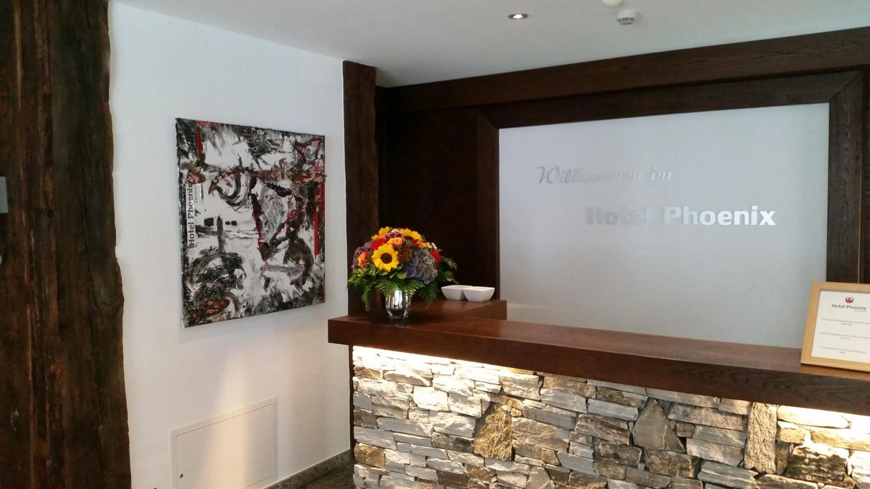 Lobby or reception in Hotel Phoenix