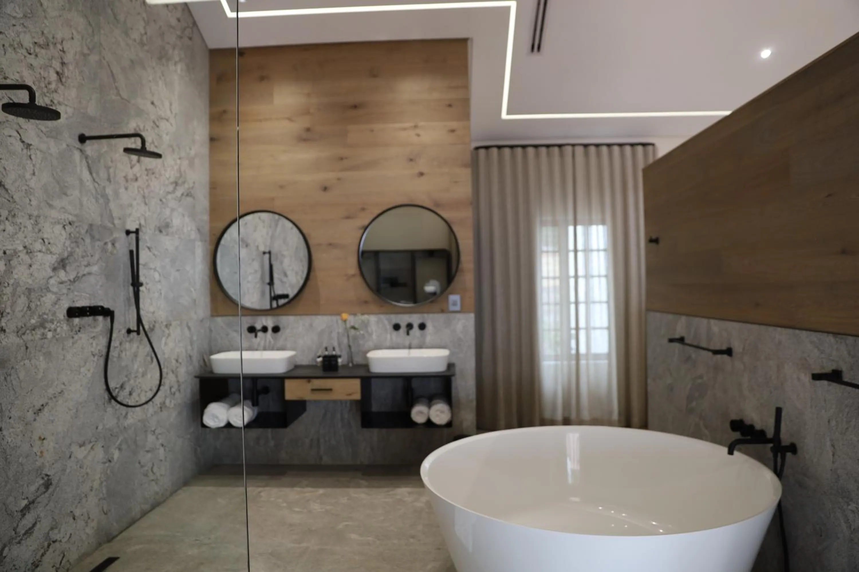 Bathroom in The Giglio Boutique Hotel at Zevenster