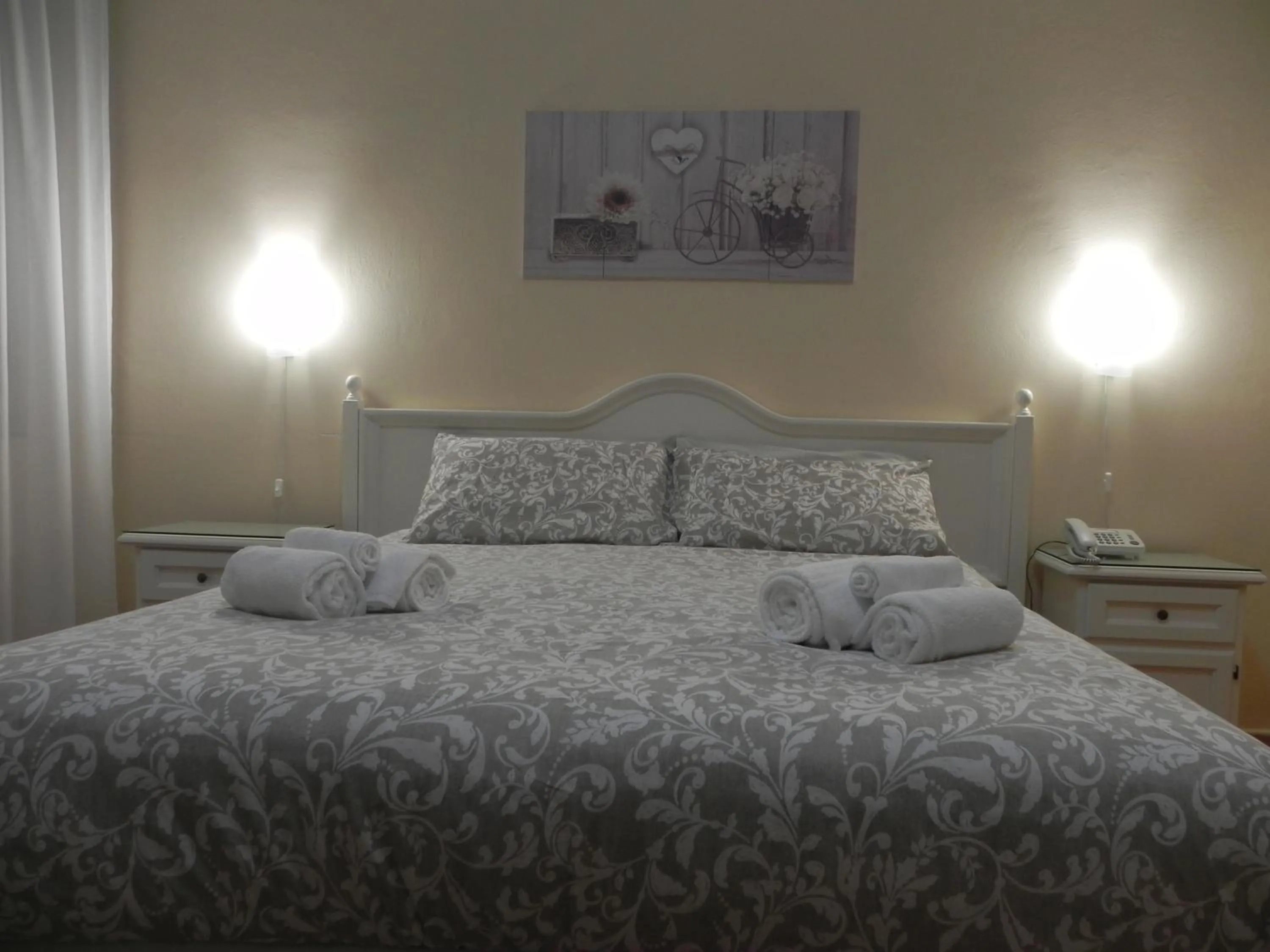 Bed in Hotel Villa Romana