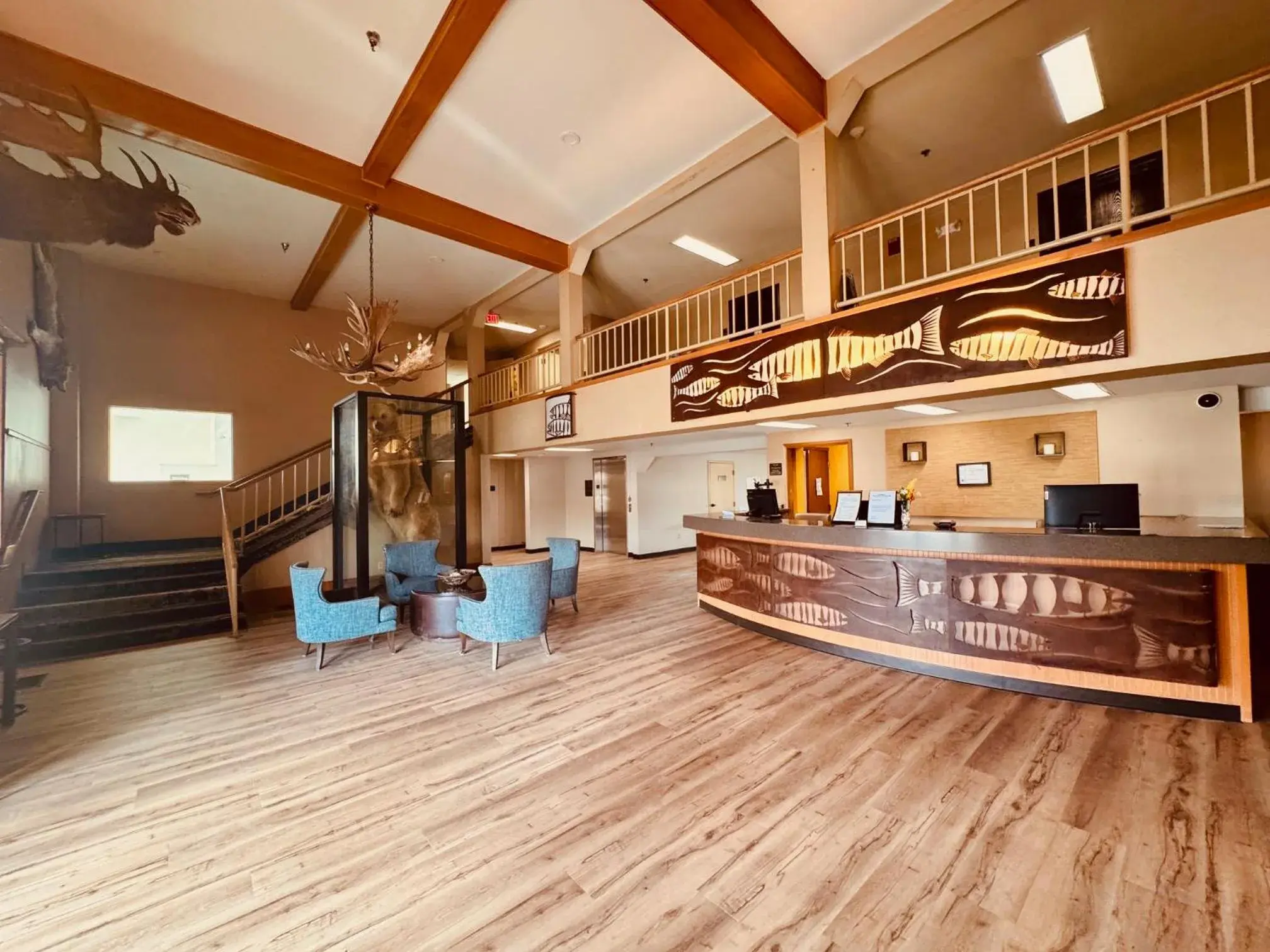 Lobby or reception in Wingate by Wyndham Anchorage Downtown - Ship Creek Lobby or reception in Wingate by Wyndham Anchorage Downtown - Ship Creek