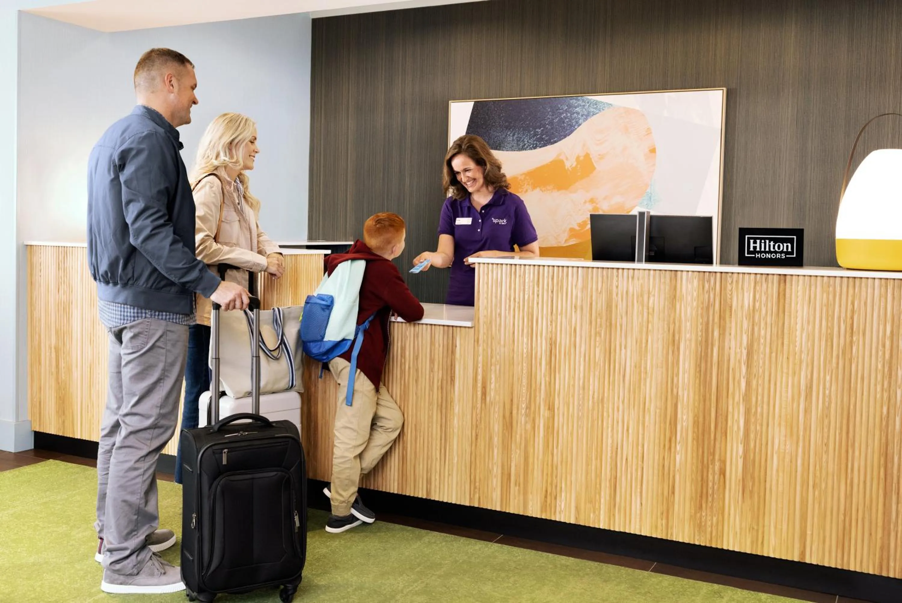 Lobby or reception in Spark by Hilton Tuscaloosa University