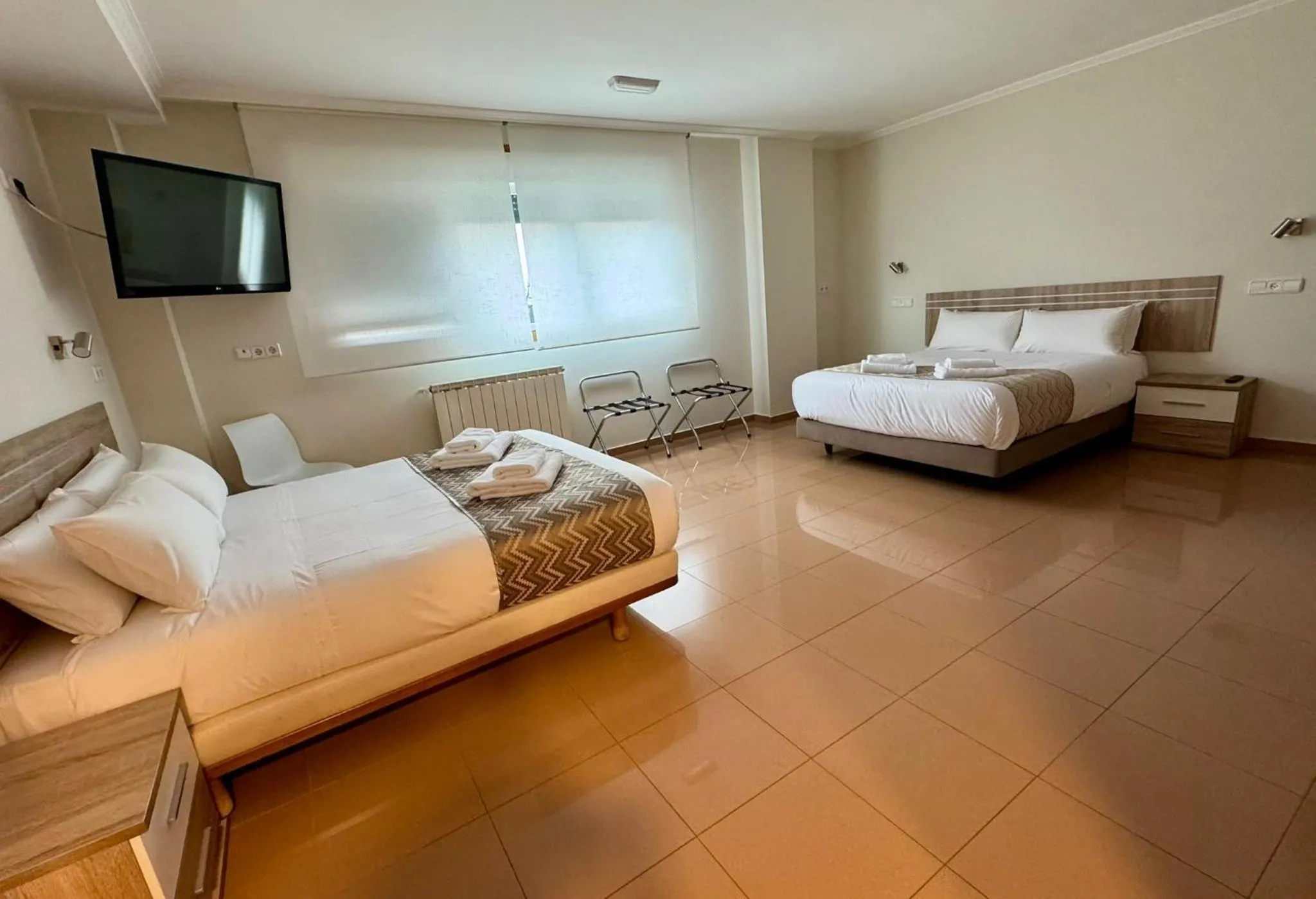 Bed in Hotel Reigosa