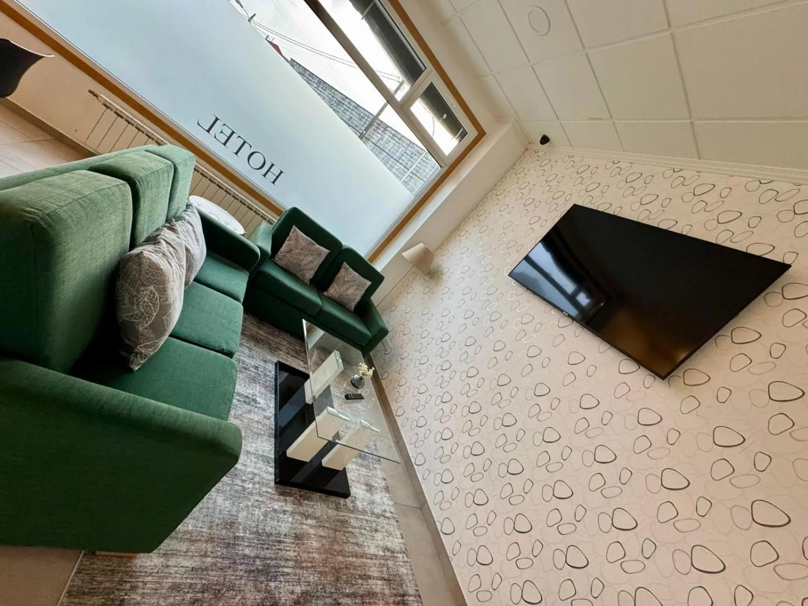 Living room in Hotel Reigosa