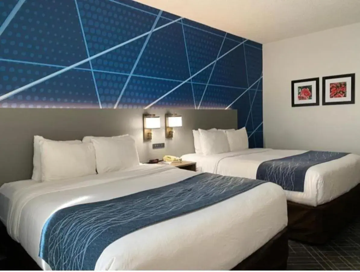 Queen Room with Two Queen Beds - Non-Smoking in Comfort Inn Greenville I-65 Queen Room with Two Queen Beds - Non-Smoking in Comfort Inn Greenville I-65