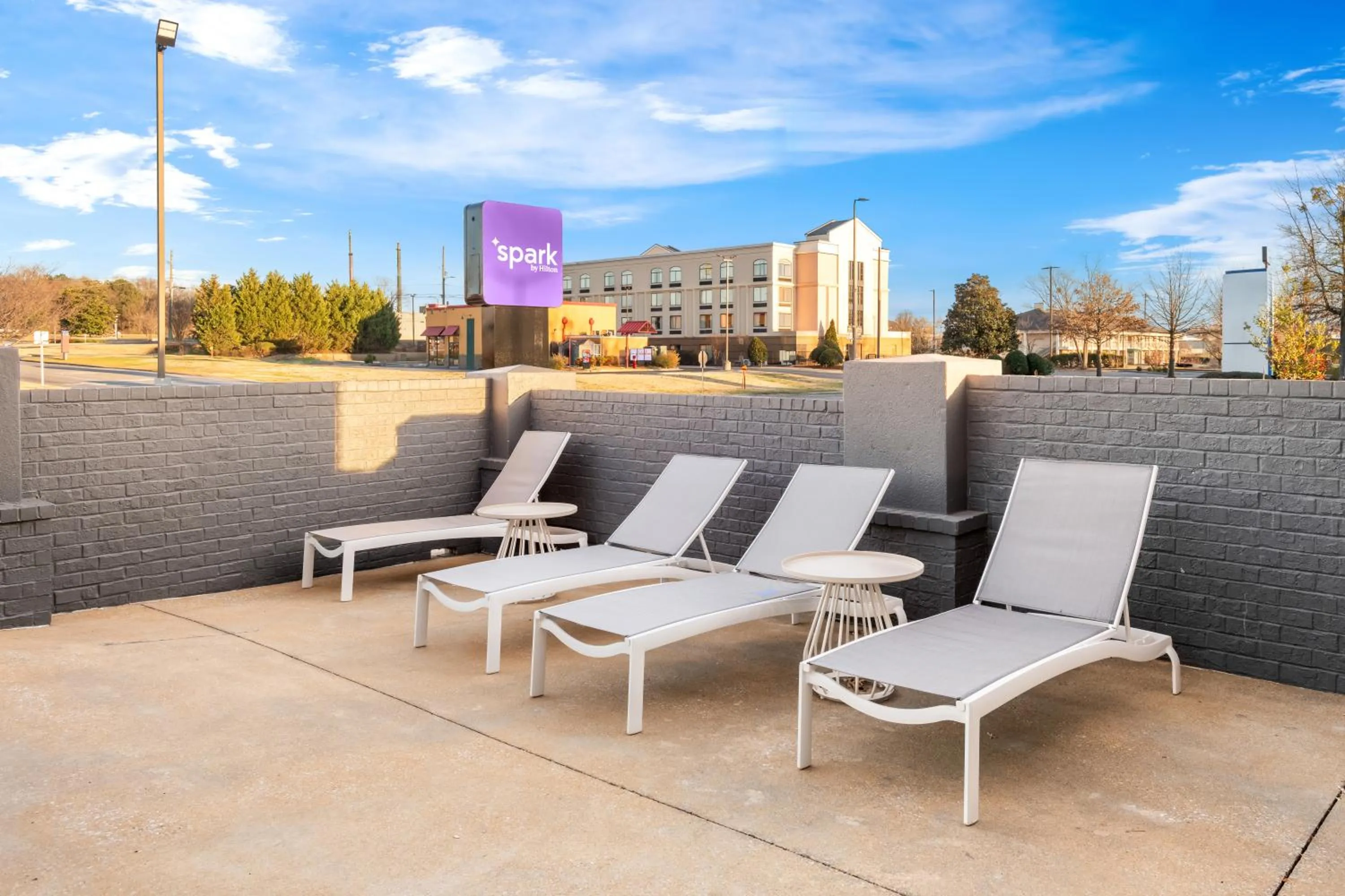 Patio in Spark by Hilton Oxford