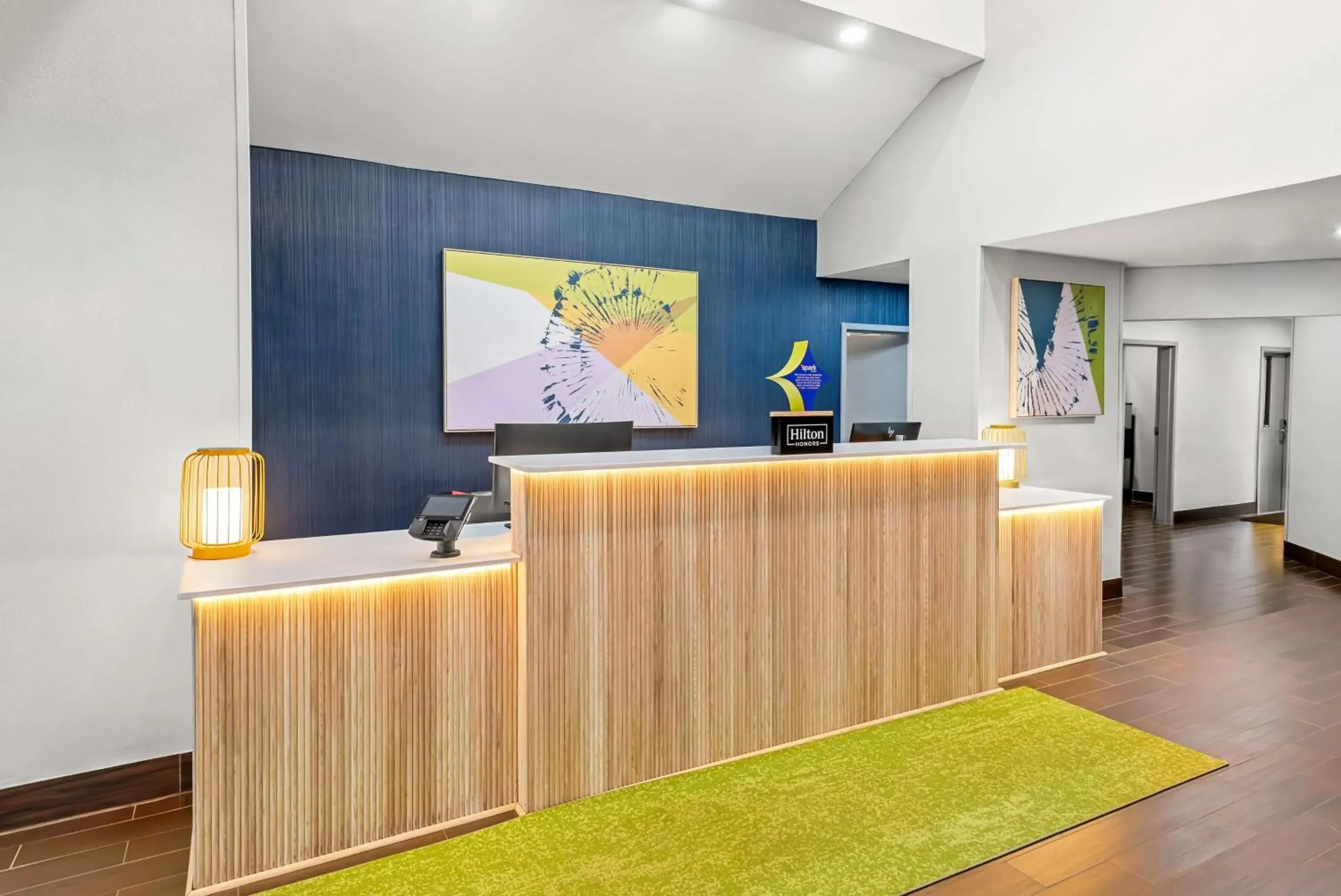 Lobby or reception in Spark by Hilton Oxford Lobby or reception in Spark by Hilton Oxford