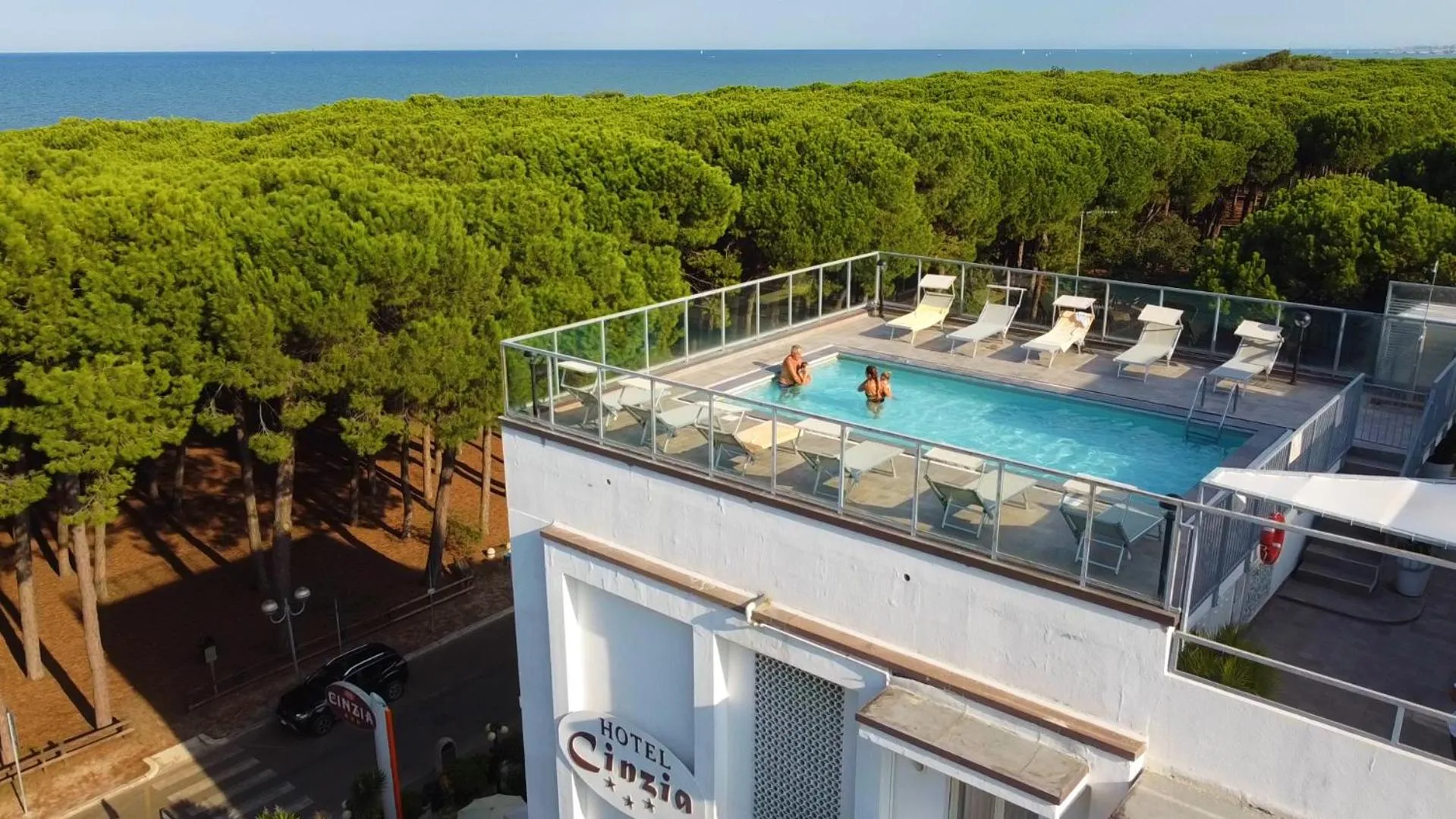 Balcony/Terrace in Hotel Cinzia