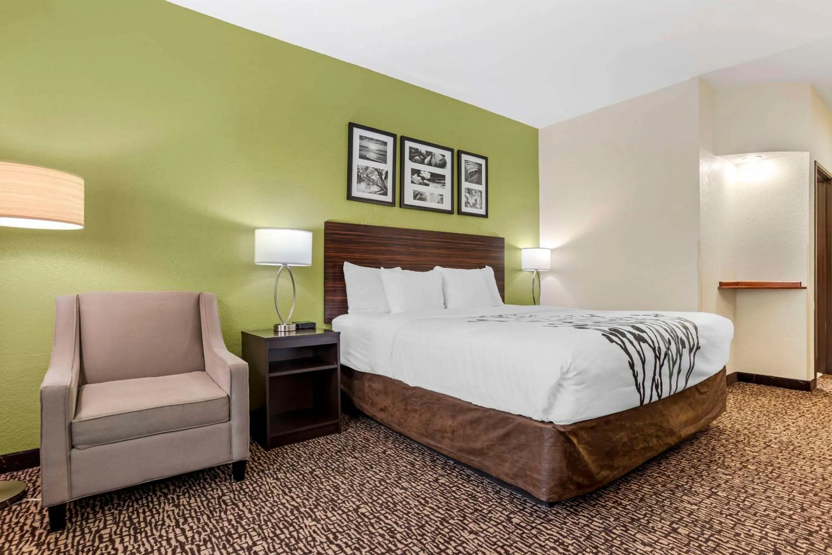 Bedroom, Bed in Sleep Inn & Suites Montgomery East I-85