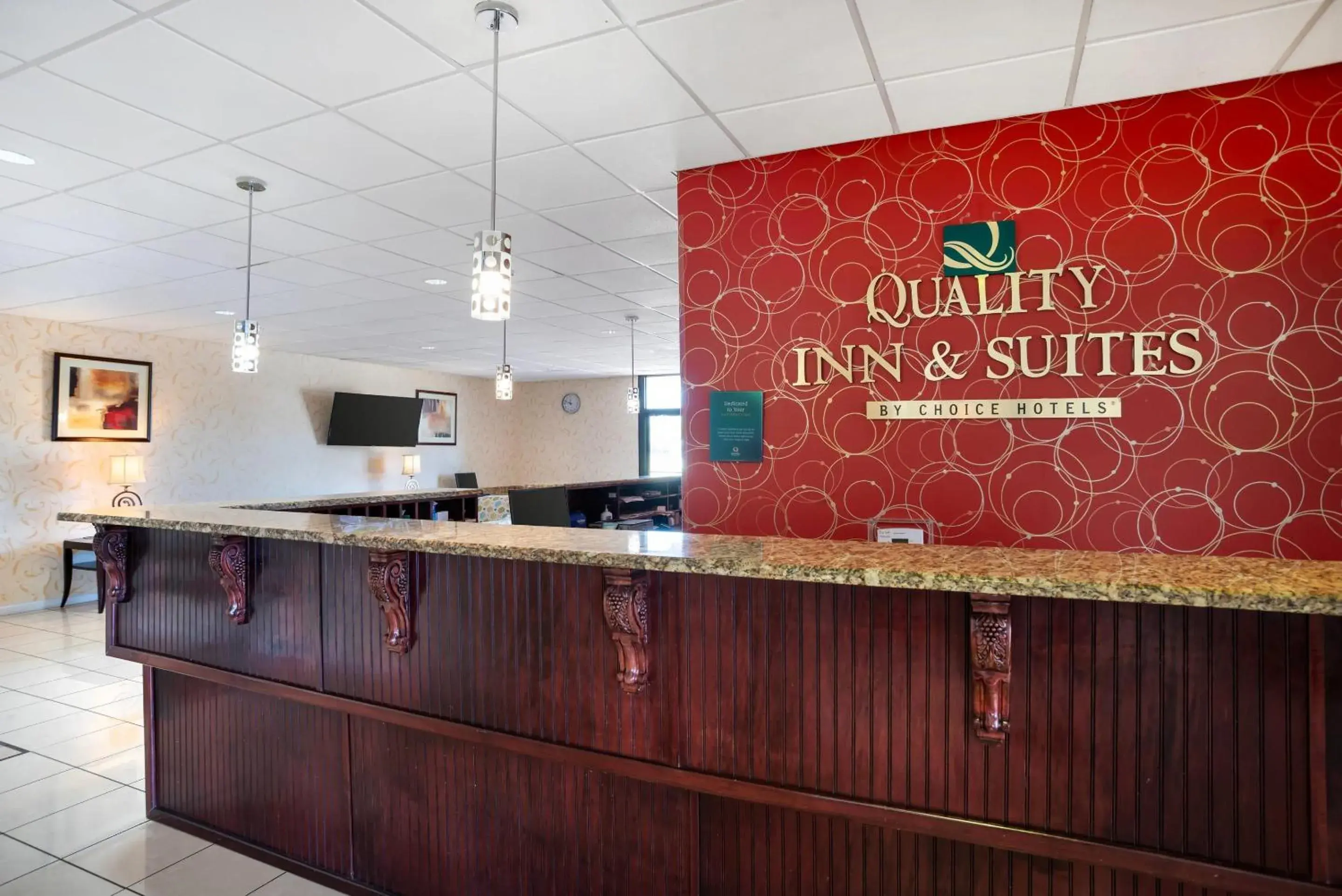 Lobby or reception in Quality Inn & Suites near Lake Eufaula Lobby or reception in Quality Inn & Suites near Lake Eufaula