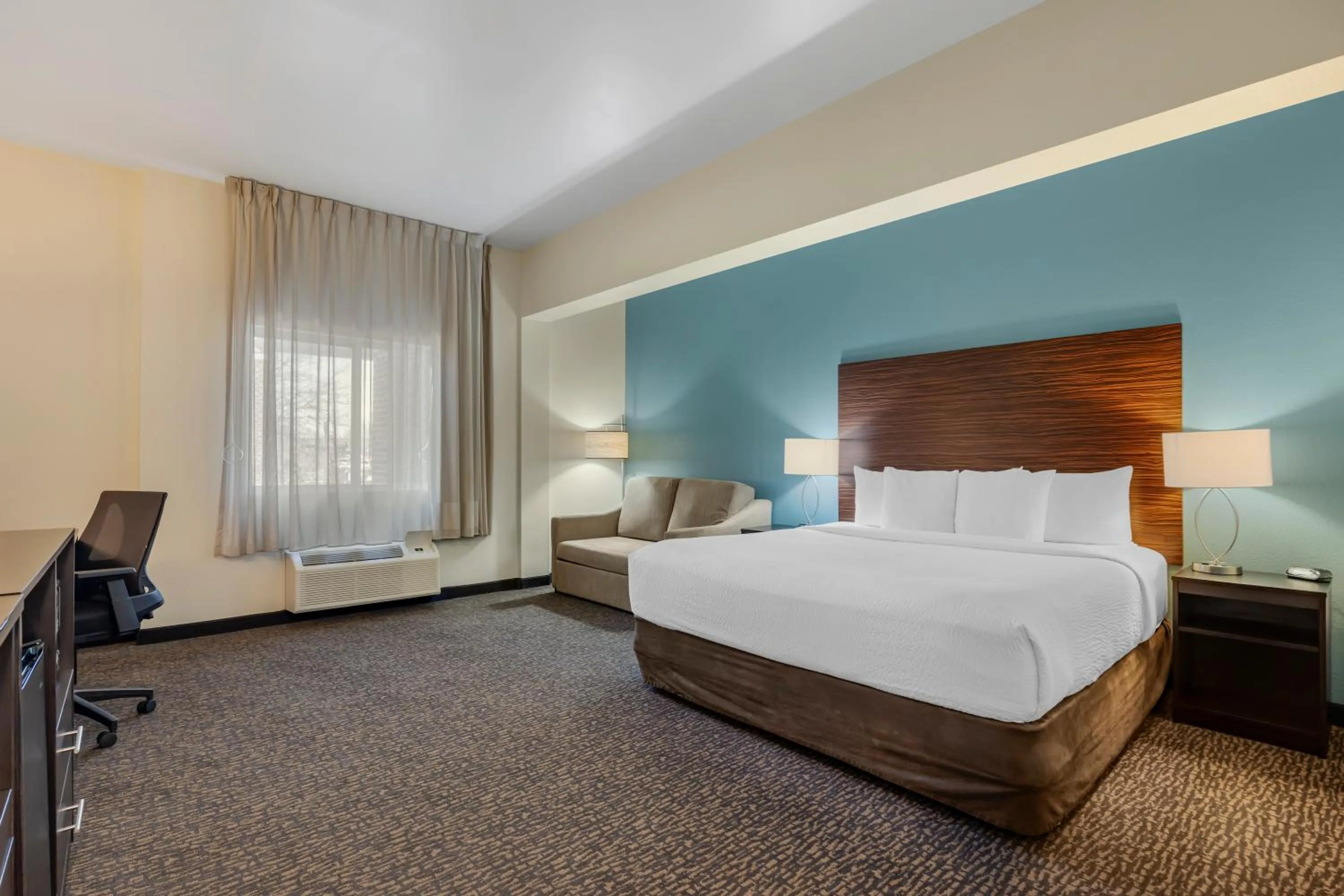 Bedroom, Bed in Sleep Inn & Suites Huntsville near US Space & Rocket Center