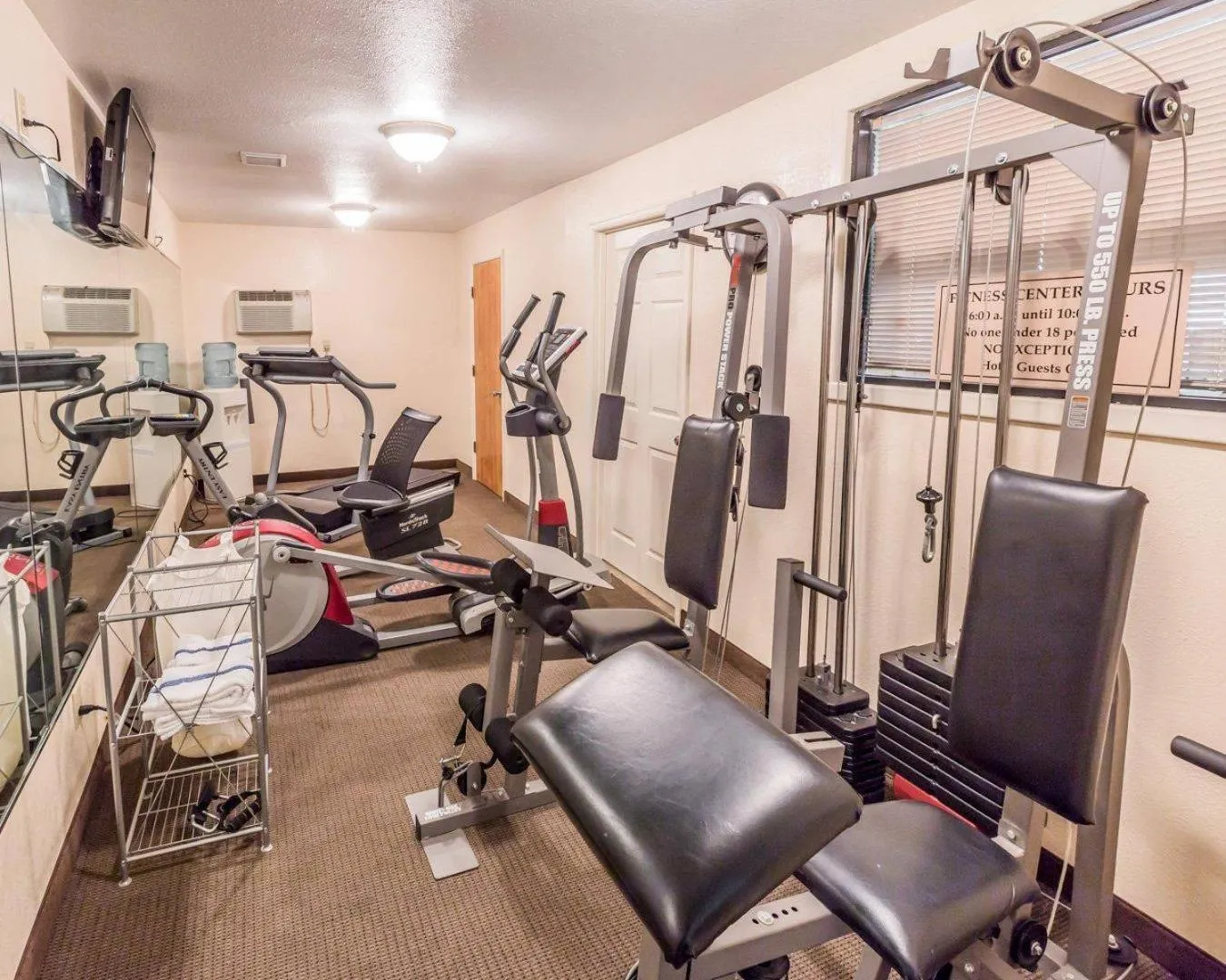 Fitness centre/facilities in Quality Inn Pell City I-20 exit 158