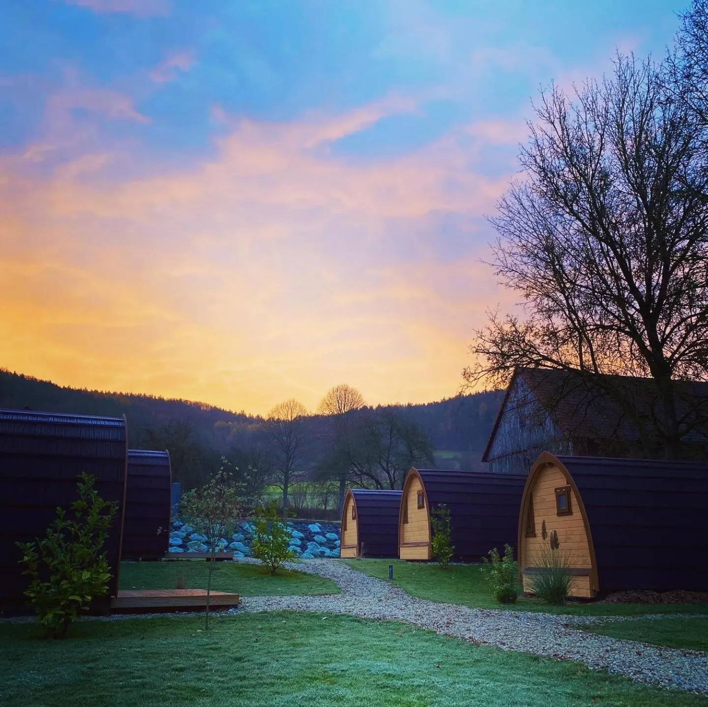 Mountain view in Hüttendorf Fränkische Schweiz