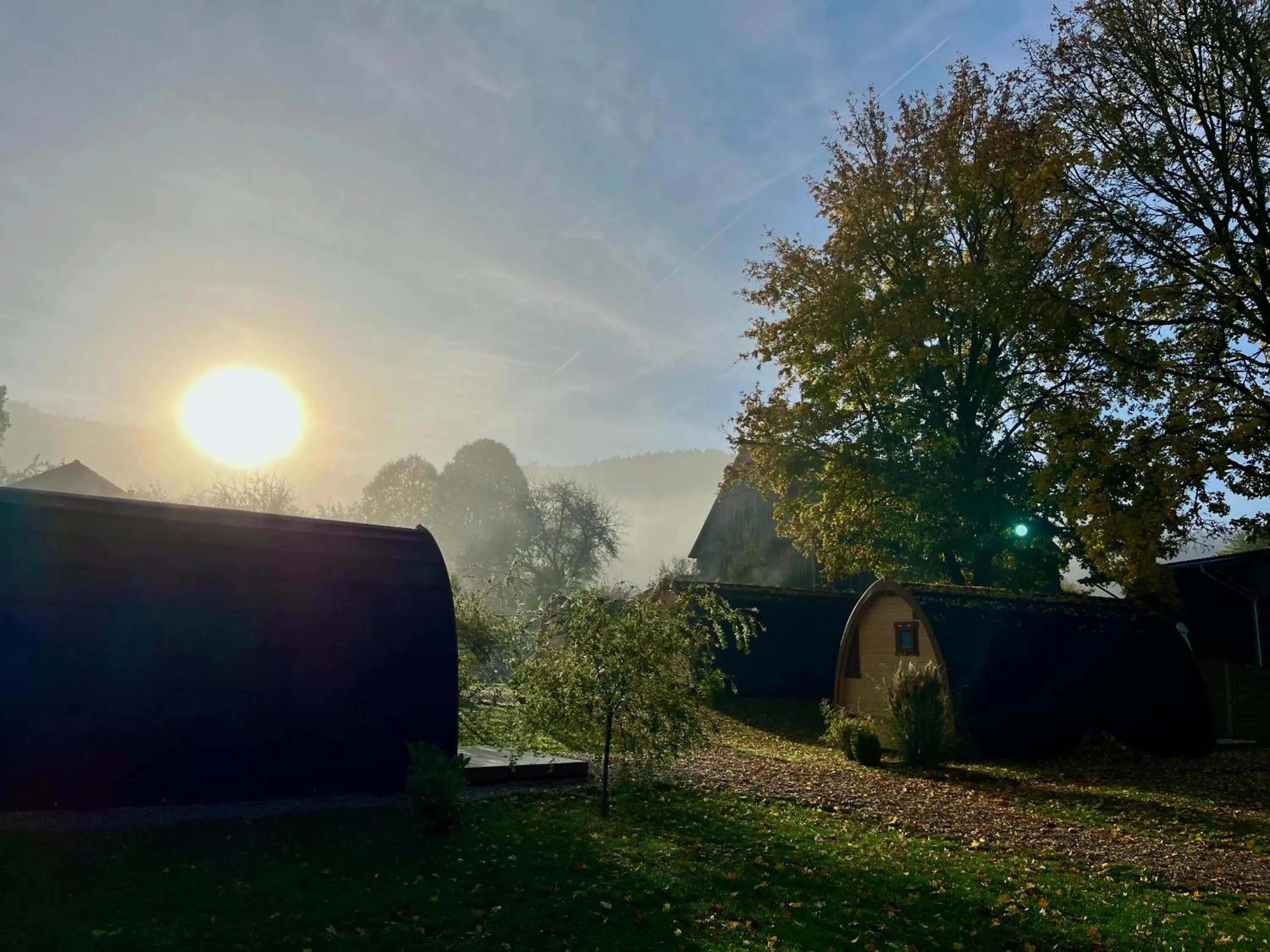 Natural landscape in Hüttendorf Fränkische Schweiz