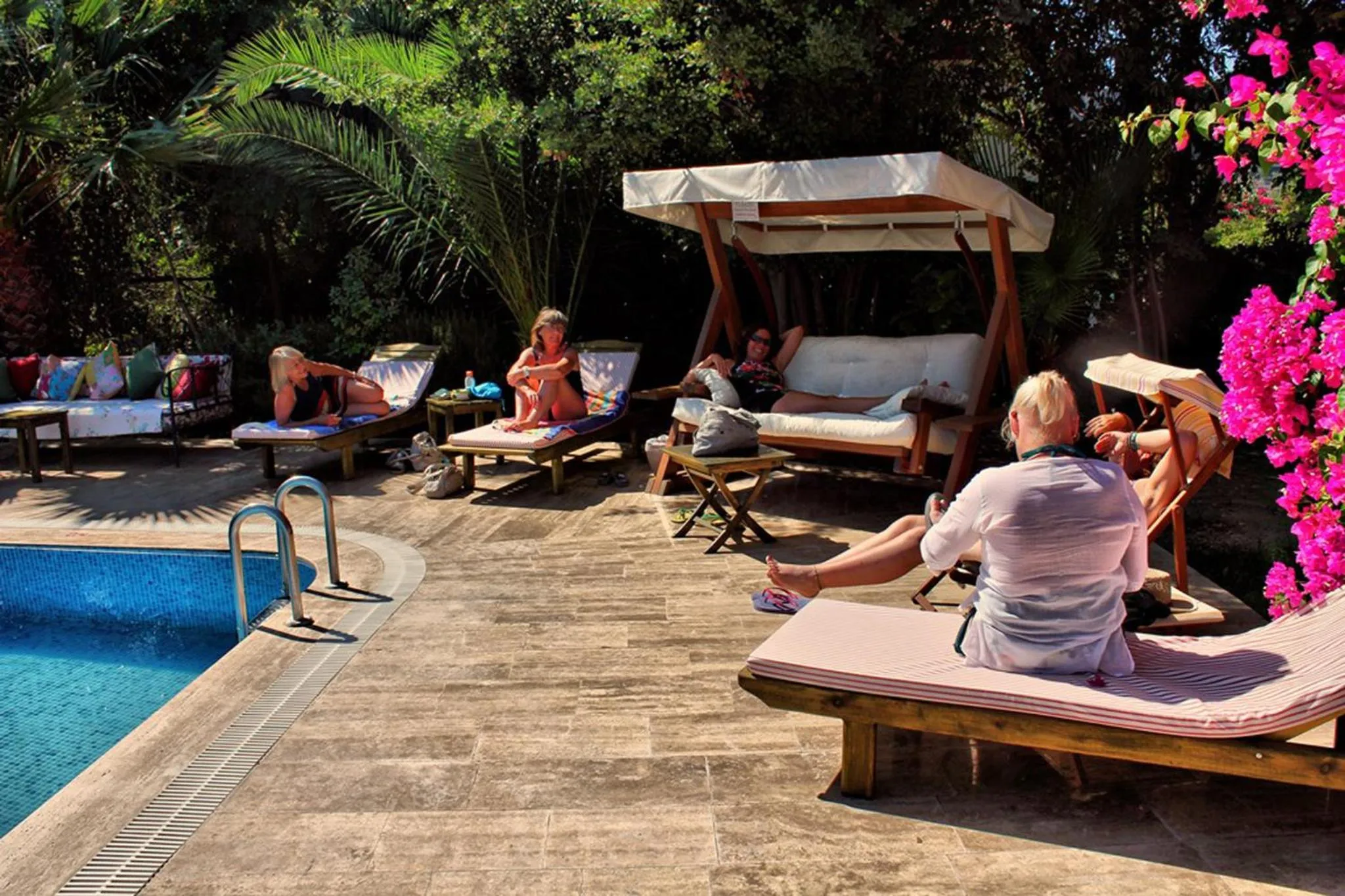 People in Murat Pasha Mansion