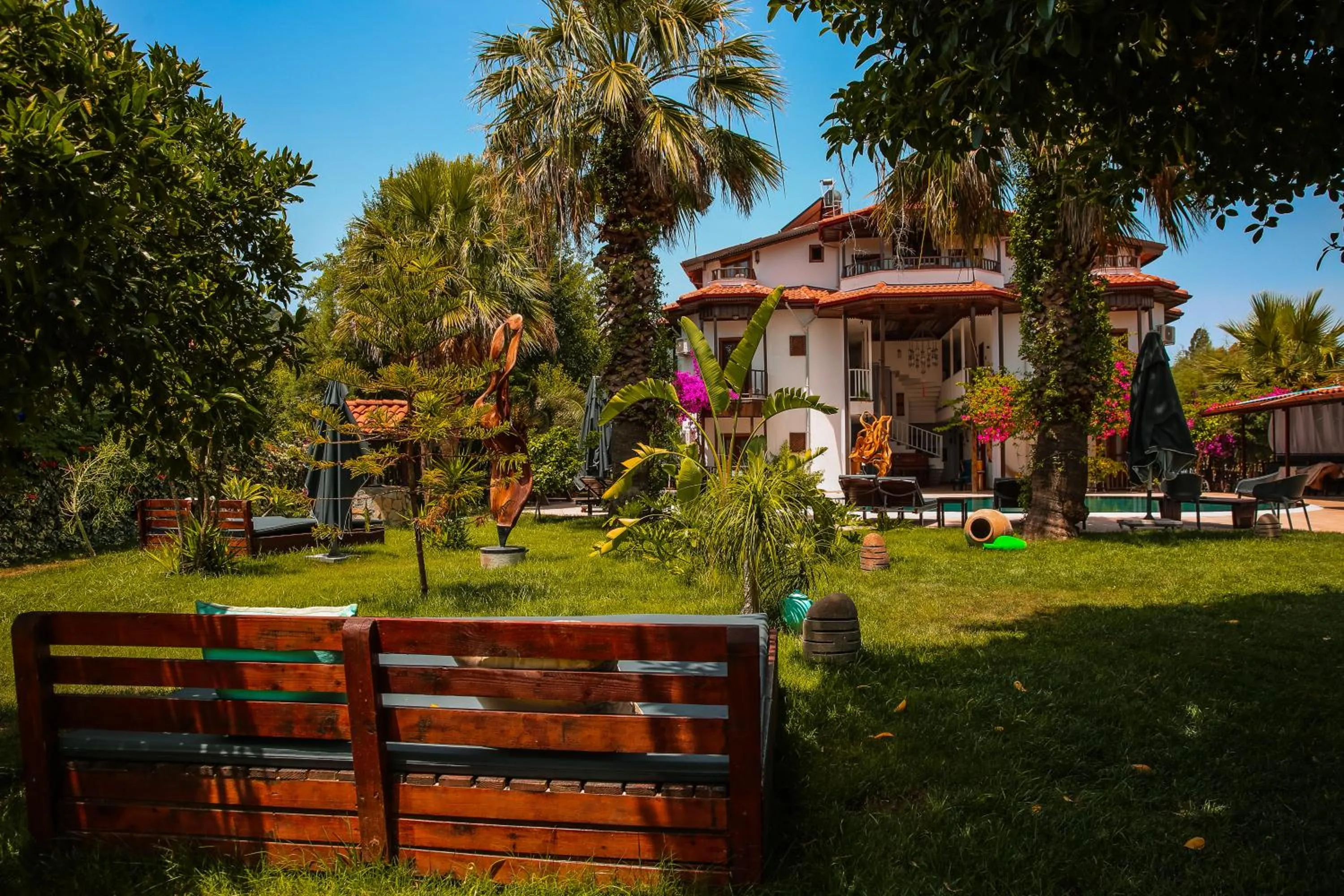 Garden in Murat Pasha Mansion