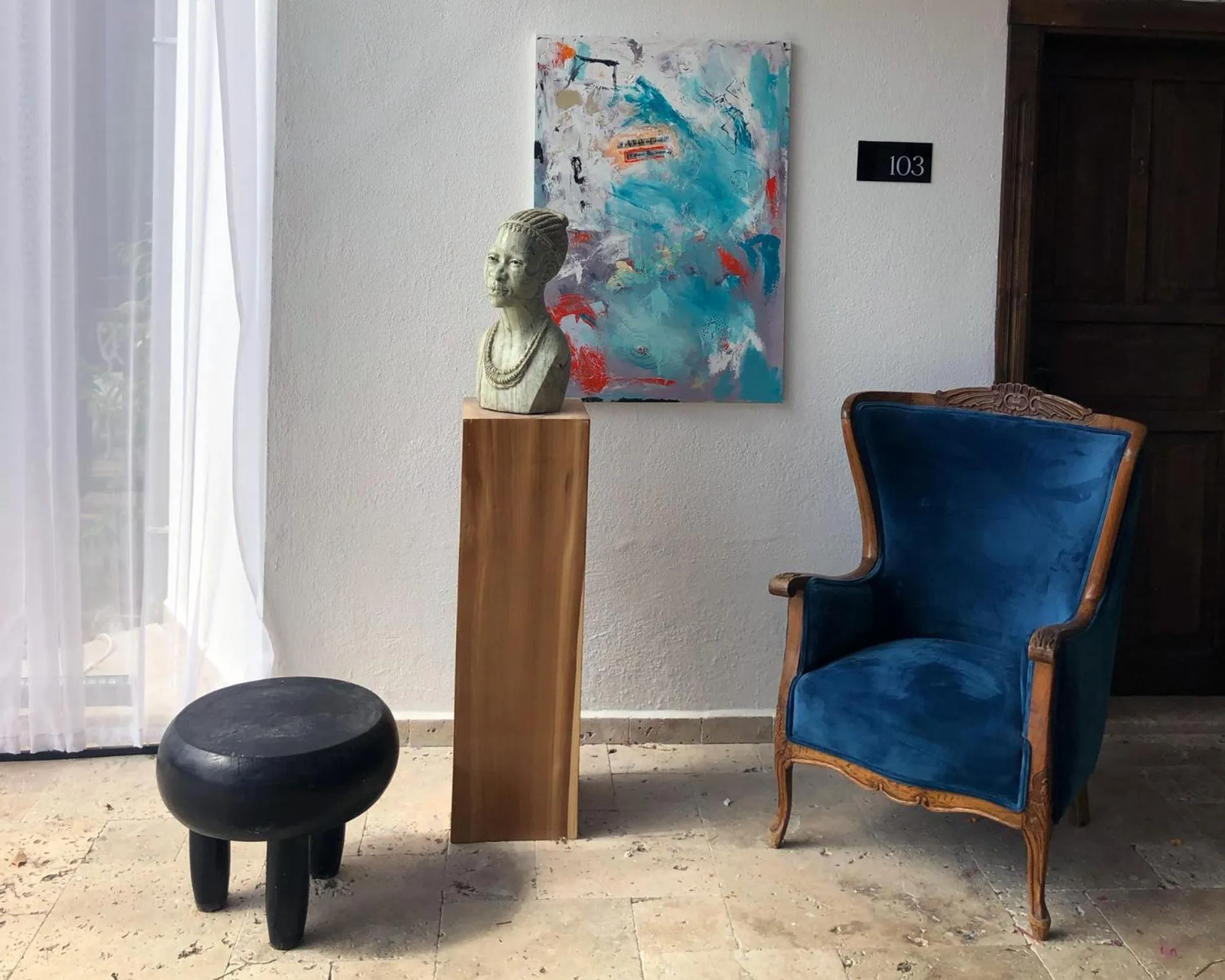 Decorative detail in Murat Pasha Mansion