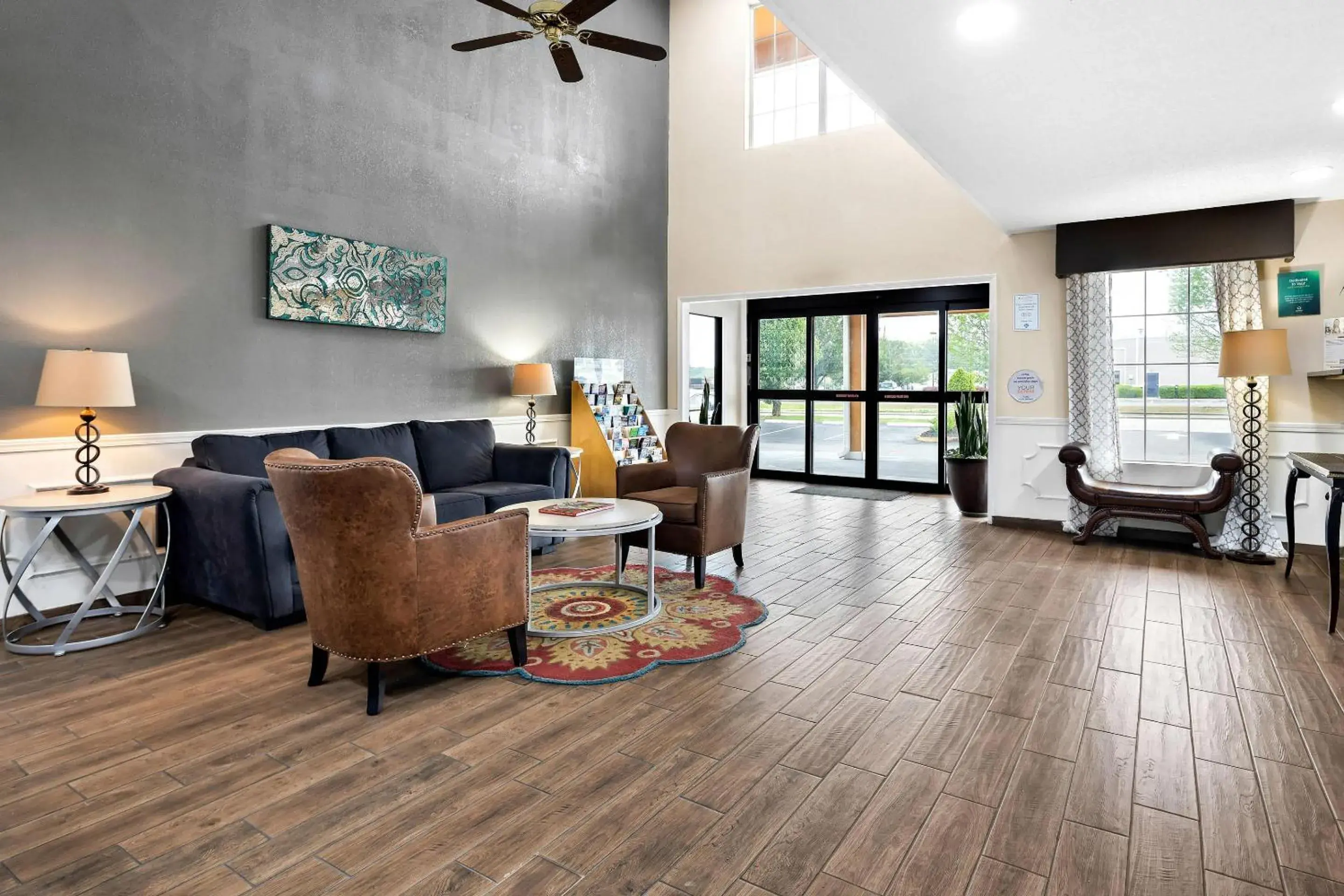 Lobby or reception in Quality Inn Decatur River City Lobby or reception in Quality Inn Decatur River City