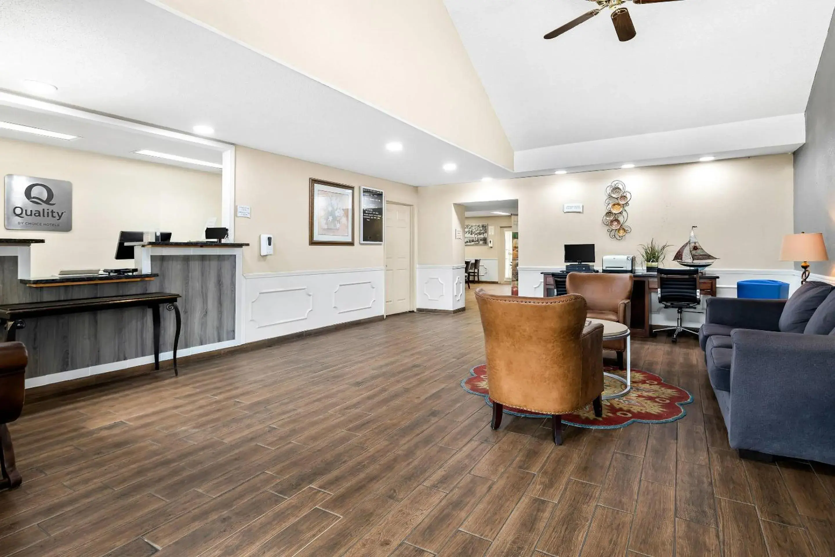 Lobby or reception in Quality Inn Decatur River City Lobby or reception in Quality Inn Decatur River City