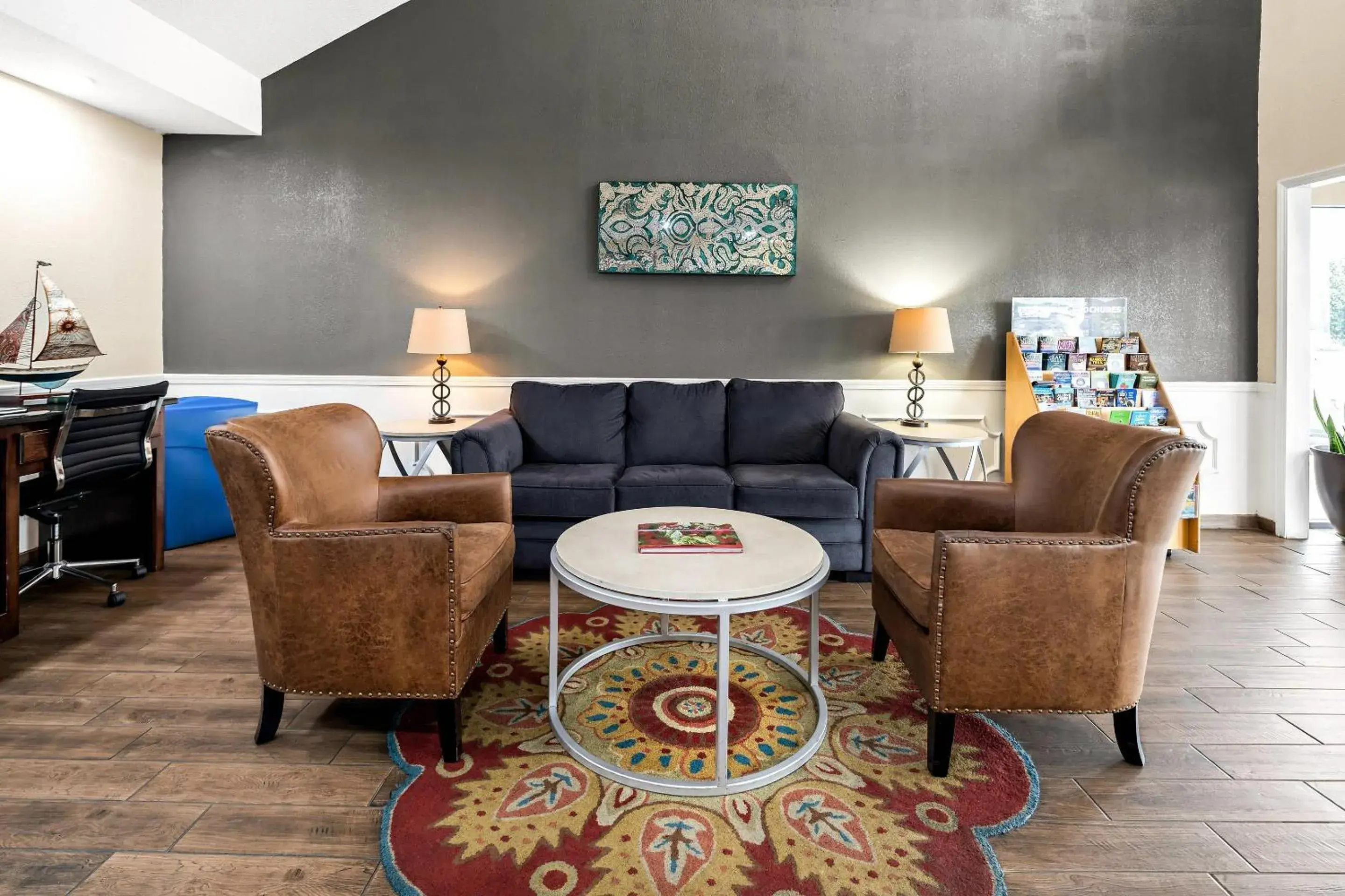 Lobby or reception in Quality Inn Decatur River City Lobby or reception in Quality Inn Decatur River City