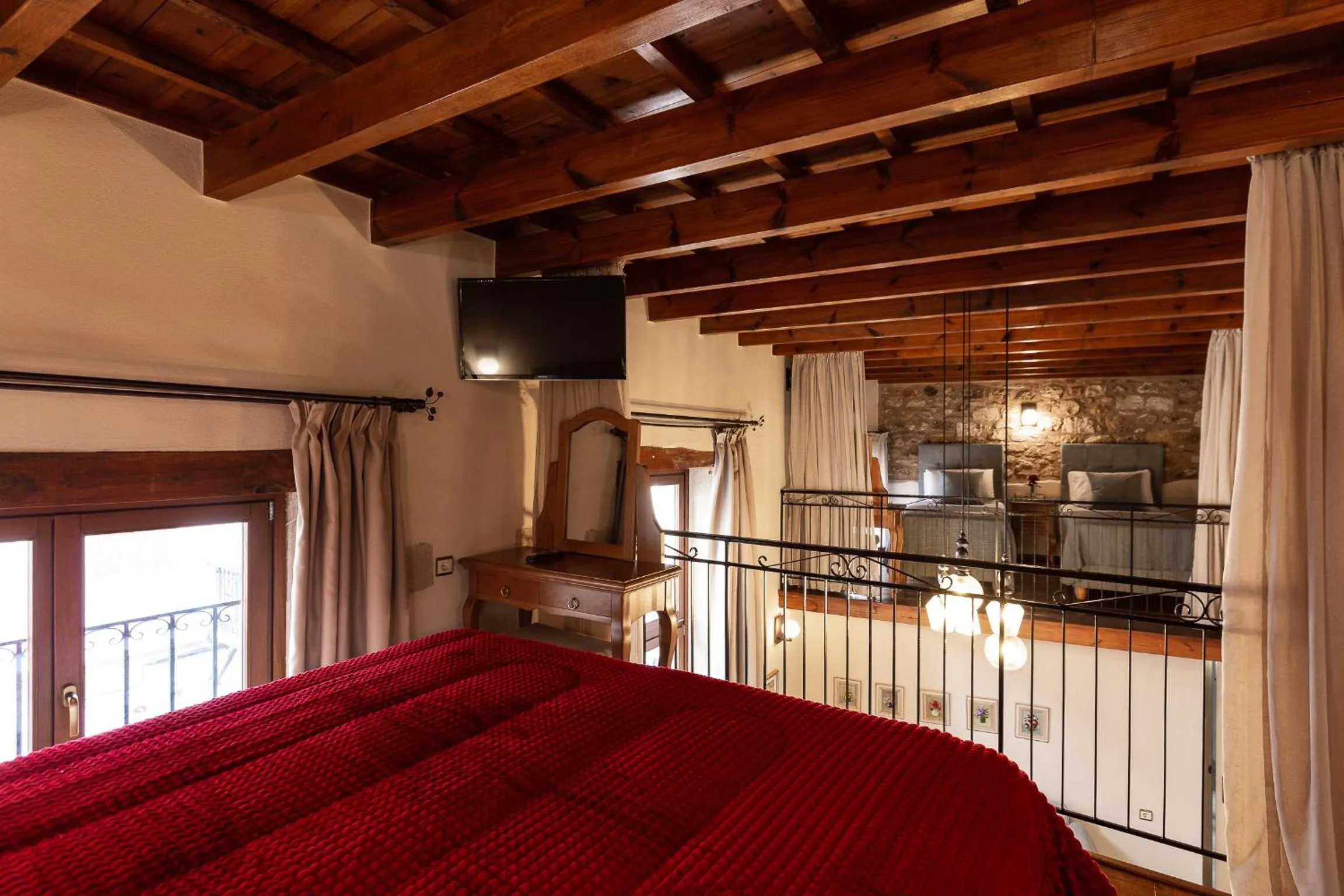 Bed in Phaedra Suites