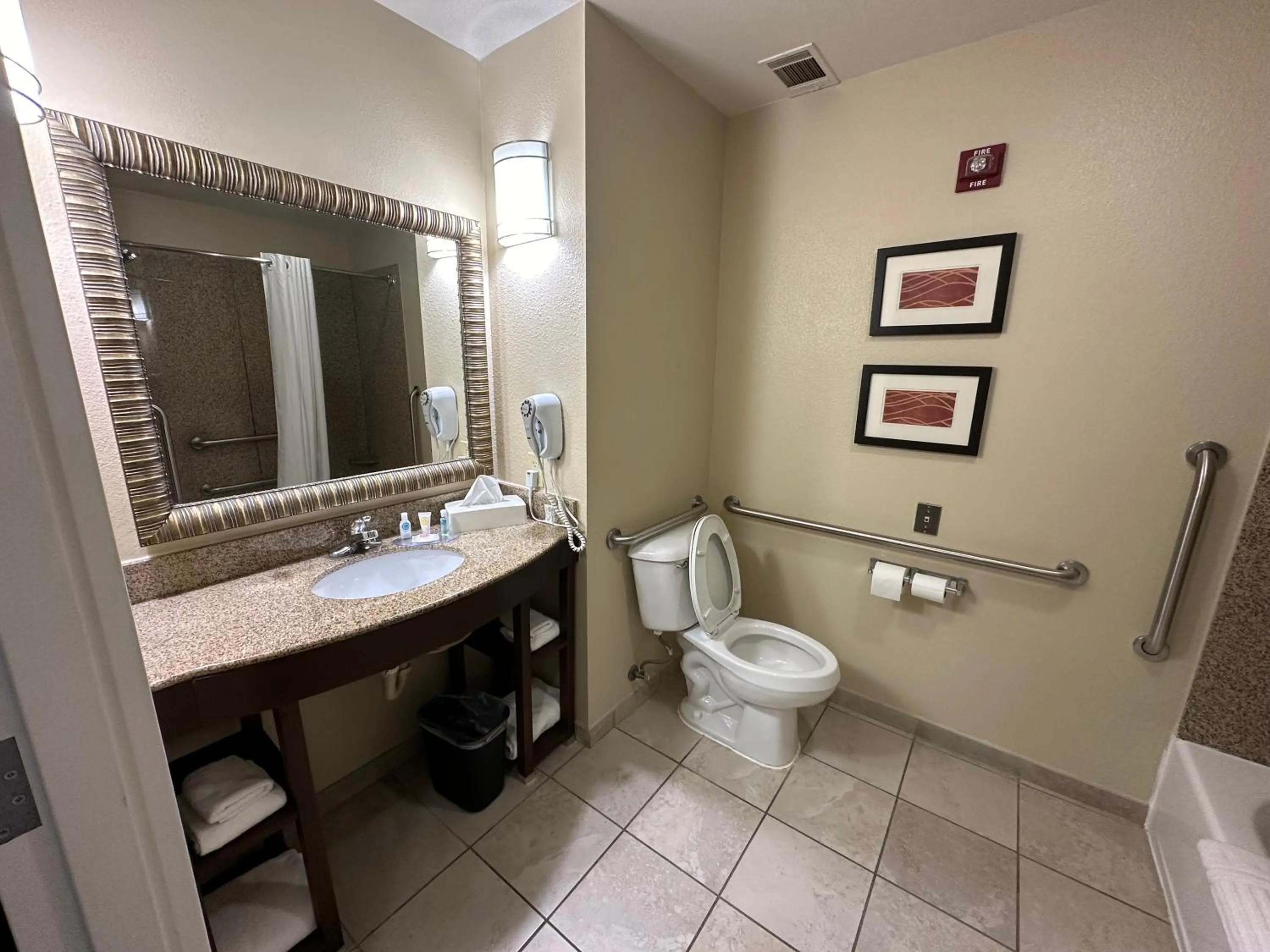 Bathroom in Comfort Inn & Suites North Little Rock McCain Mall
