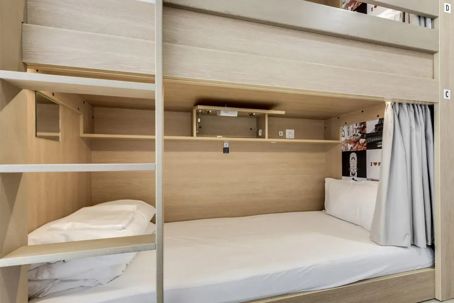 Decorative detail, Bed in The People - Paris Bercy Decorative detail, Bed in The People - Paris Bercy