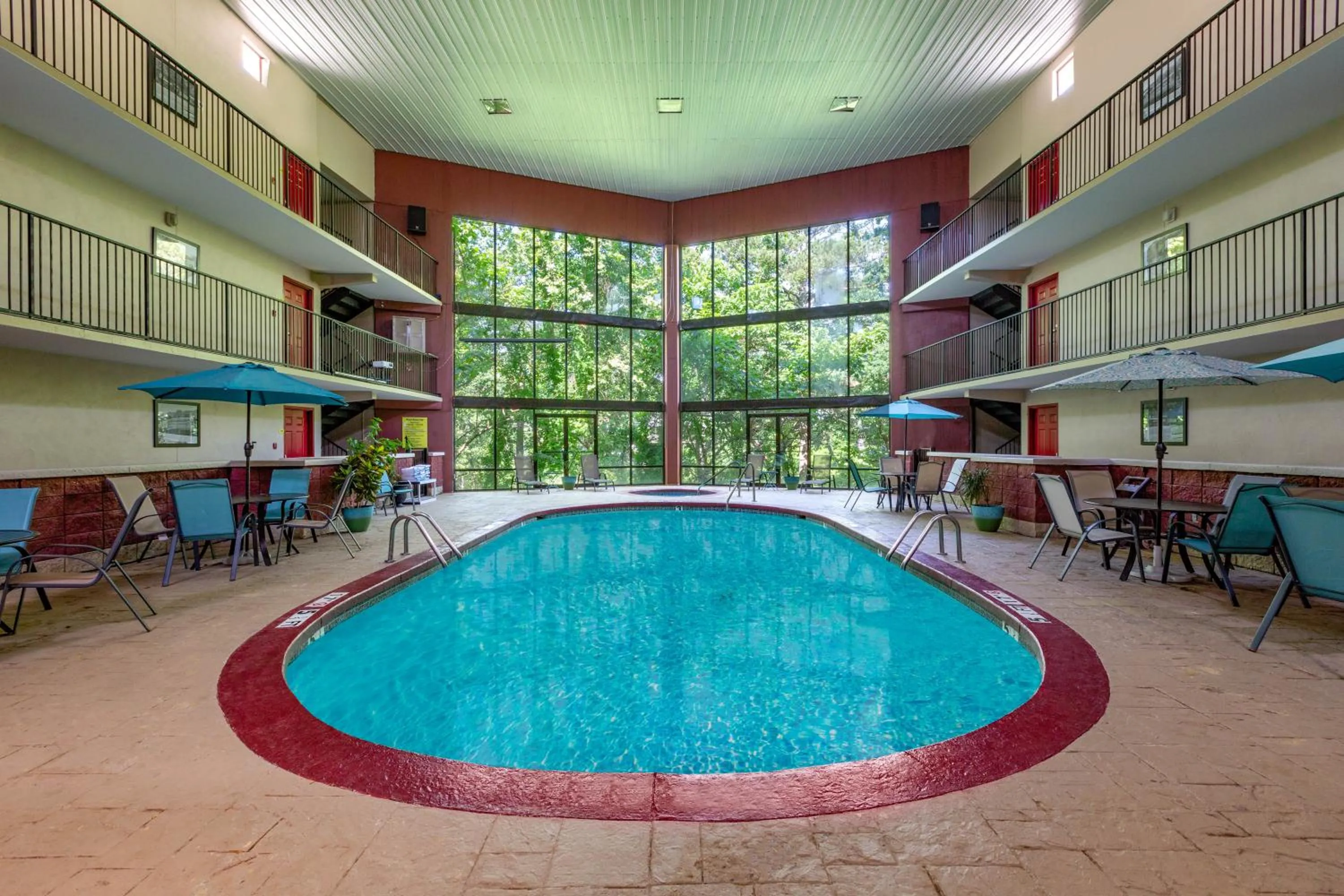 Pool view in Super 8 by Wyndham Eureka Springs