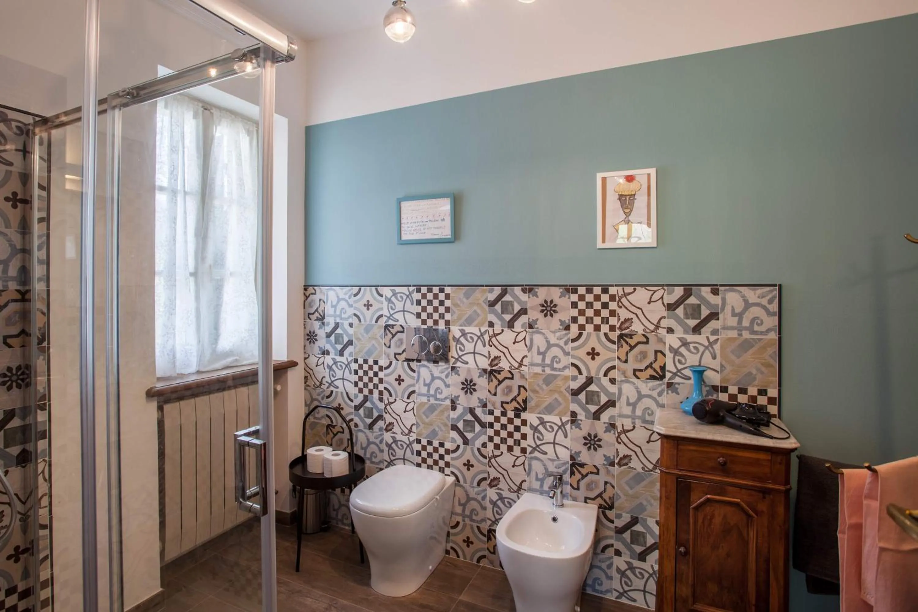 Bathroom in AMERICA NEI BOSCHI B&B