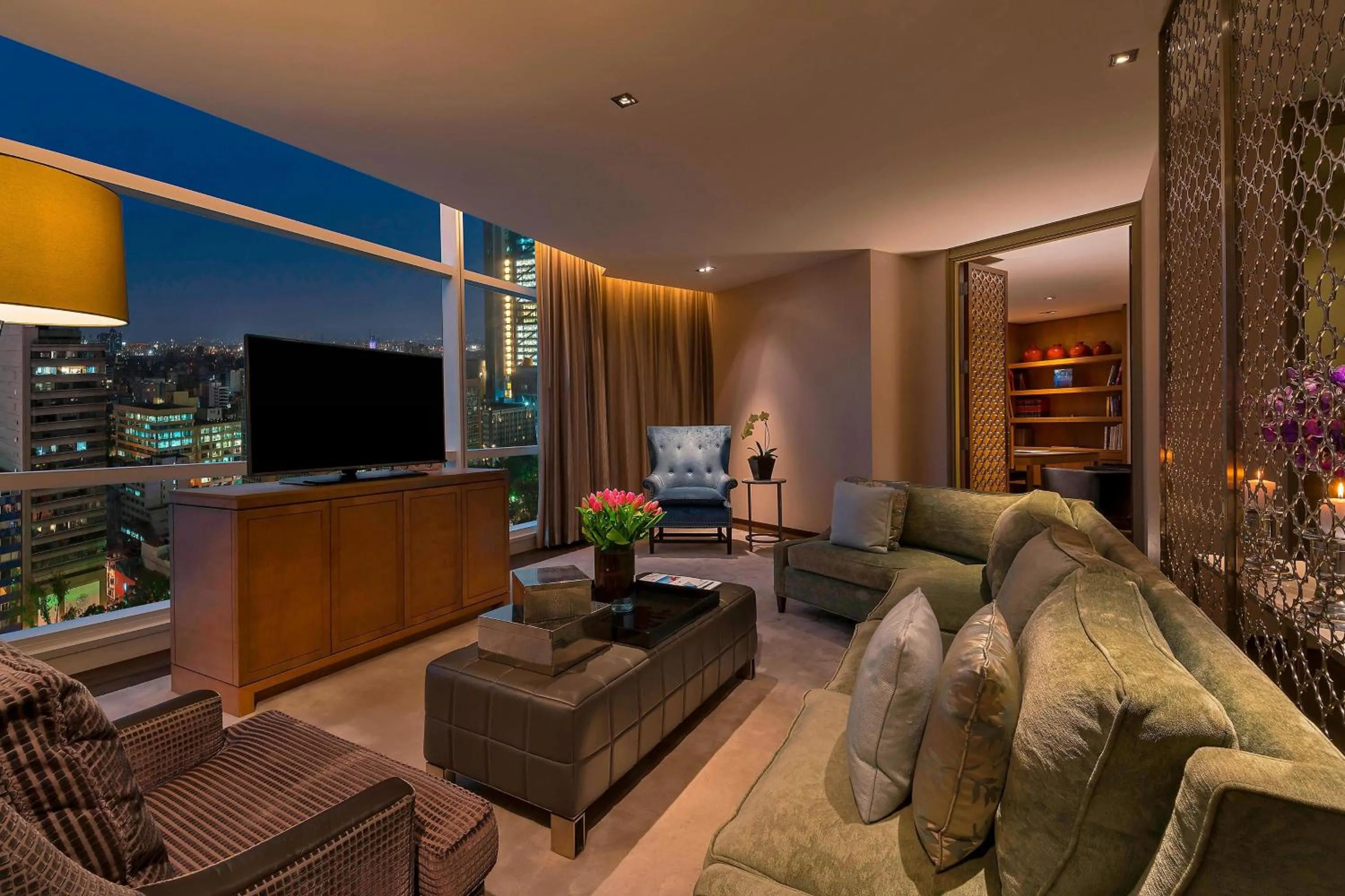 Living room in The St. Regis Mexico City