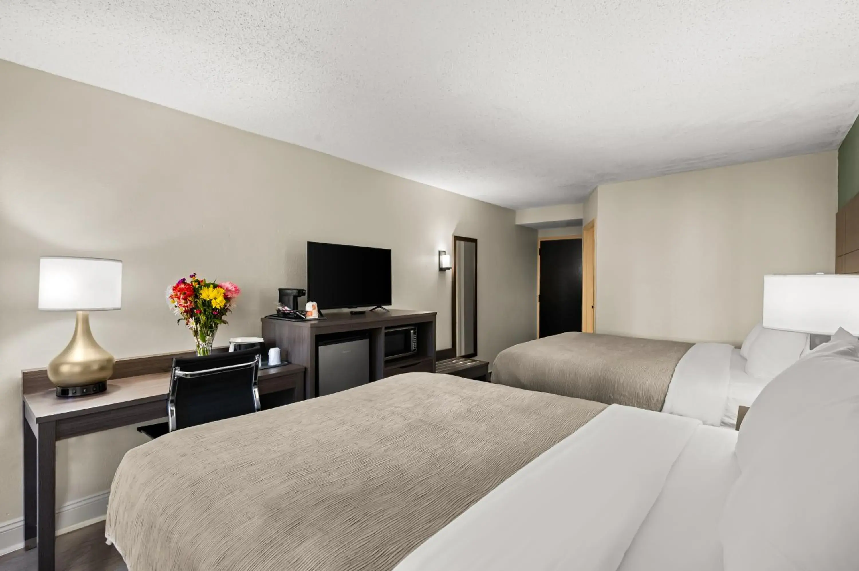 Efficiency Queen Room with Two Queen Beds - Non Smoking in Quality Inn & Suites North Little Rock Efficiency Queen Room with Two Queen Beds - Non Smoking in Quality Inn & Suites North Little Rock