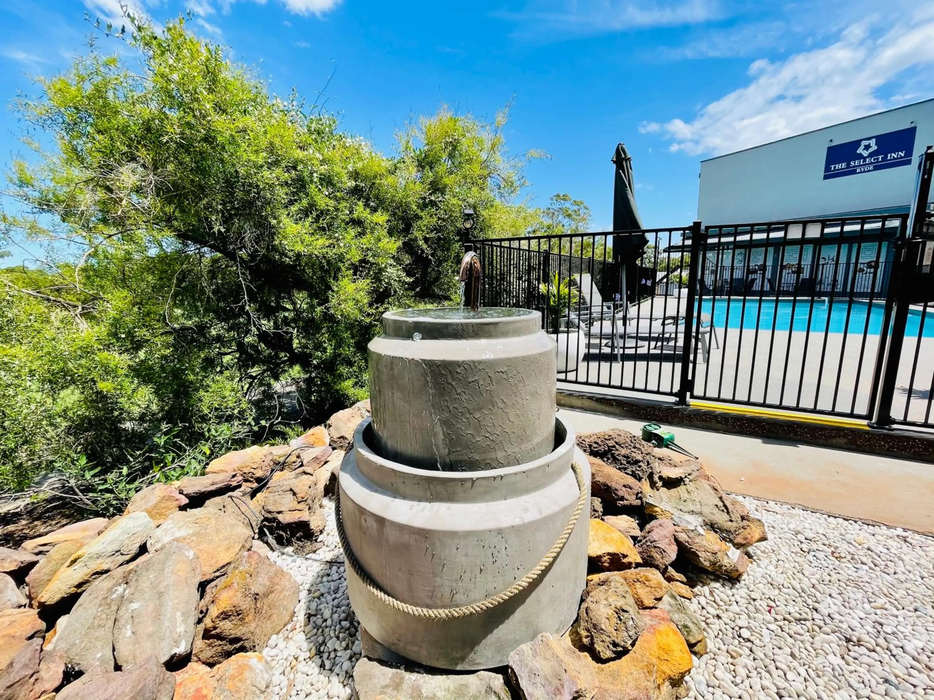 Pool view in The Select Inn Ryde