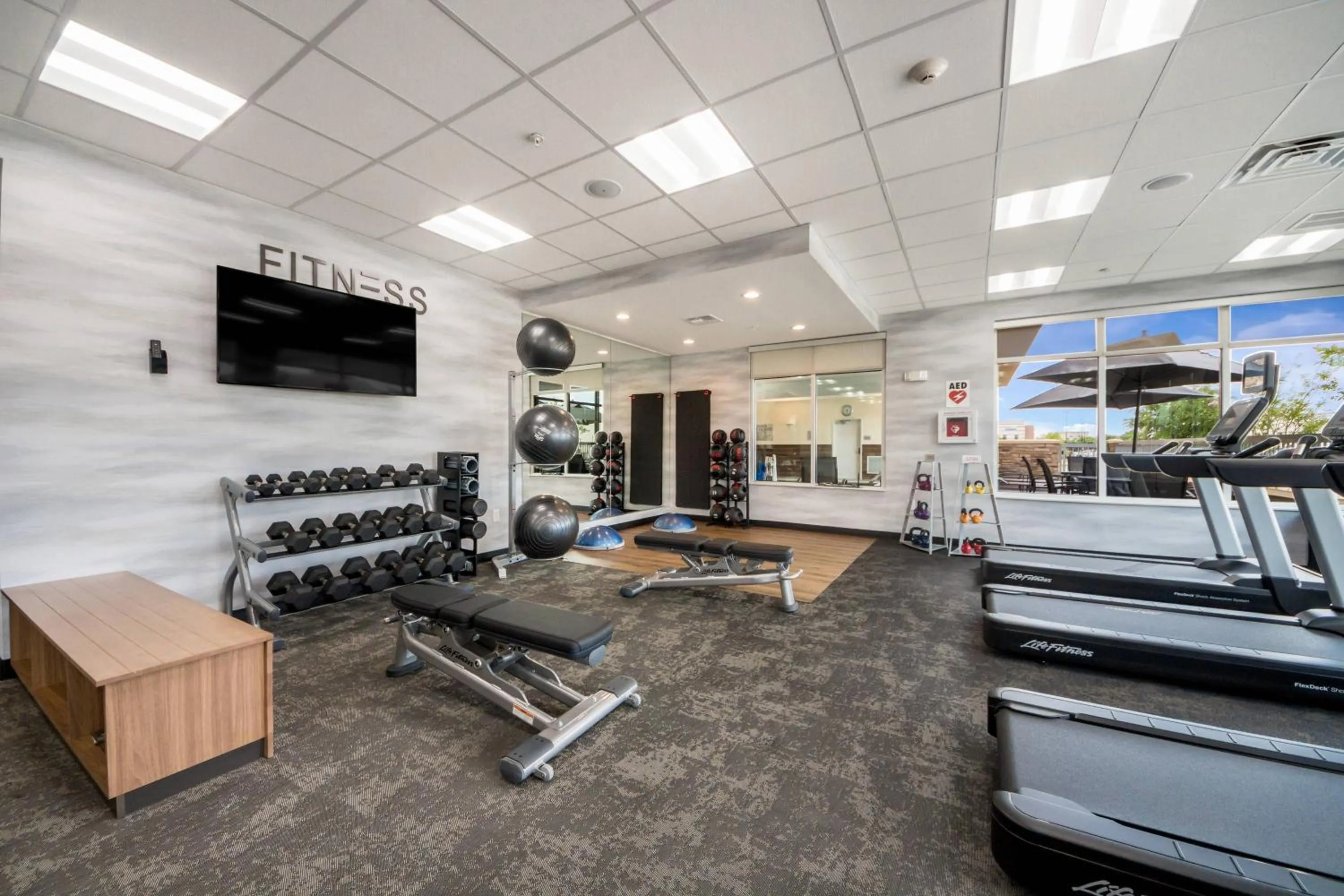 Fitness centre/facilities in Fairfield Inn & Suites by Marriott Dallas Plano/Frisco