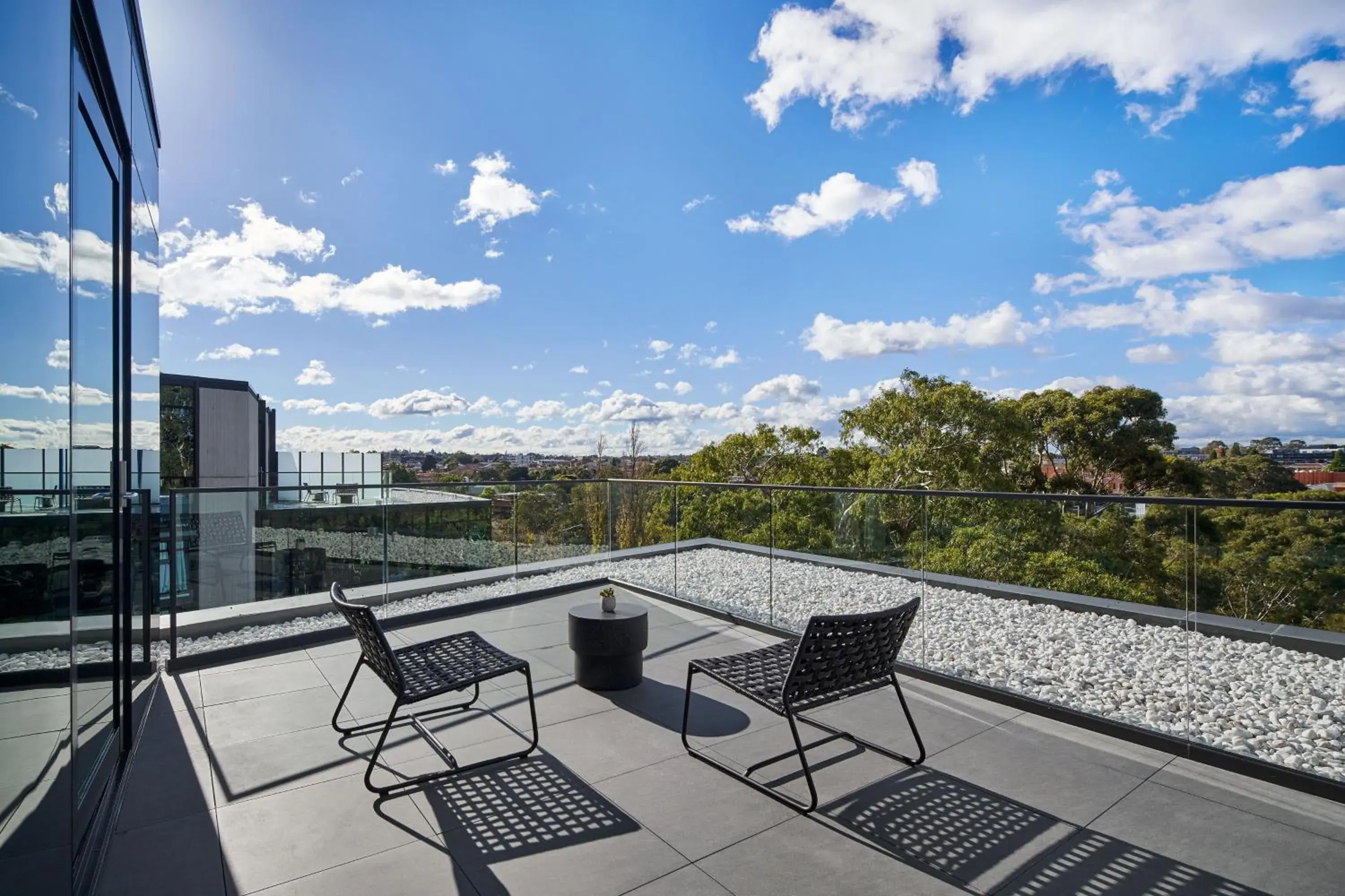 Balcony King Room in Element Melbourne Richmond Balcony King Room in Element Melbourne Richmond