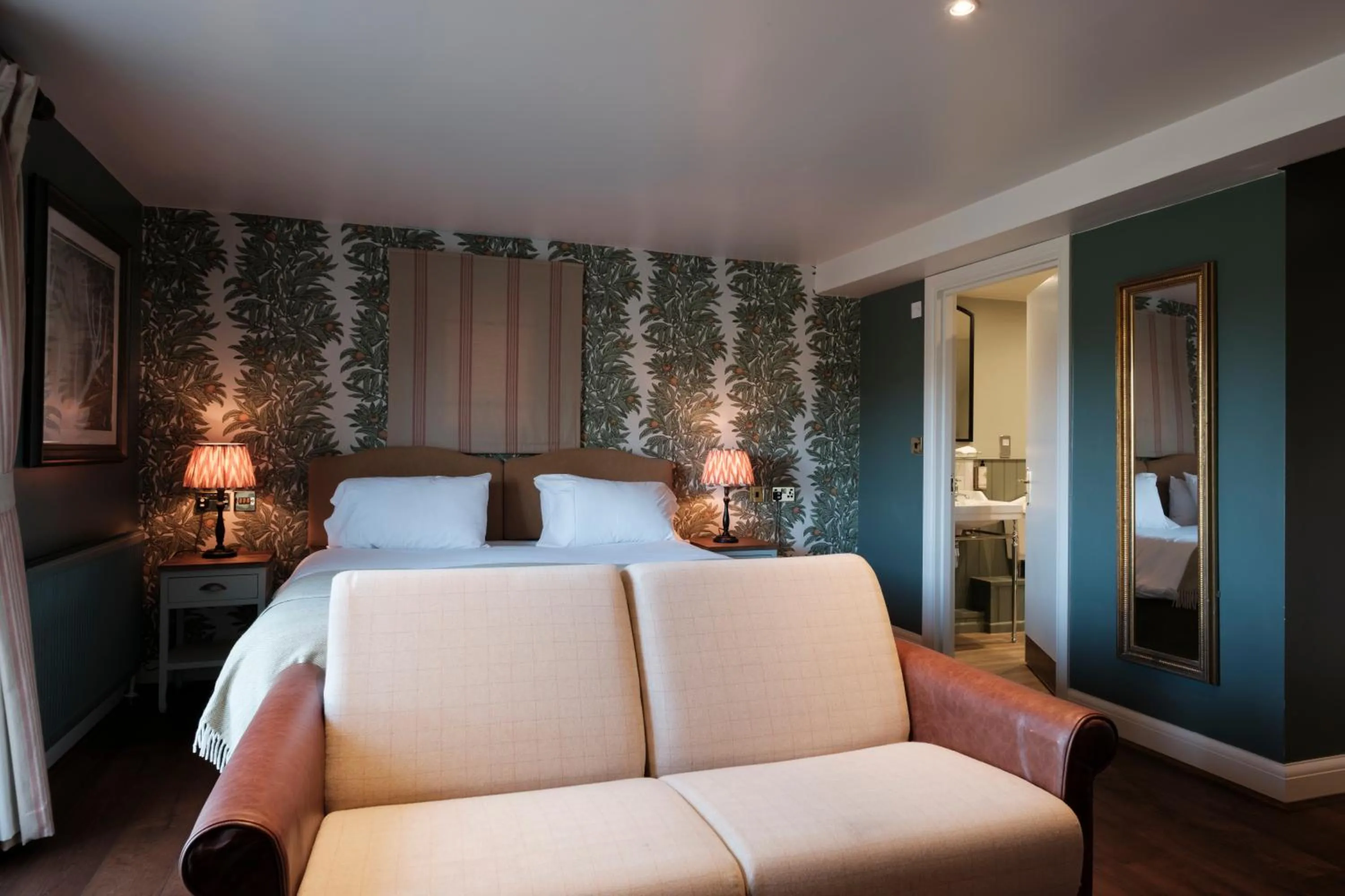 Bed in The Pilgrim Inn