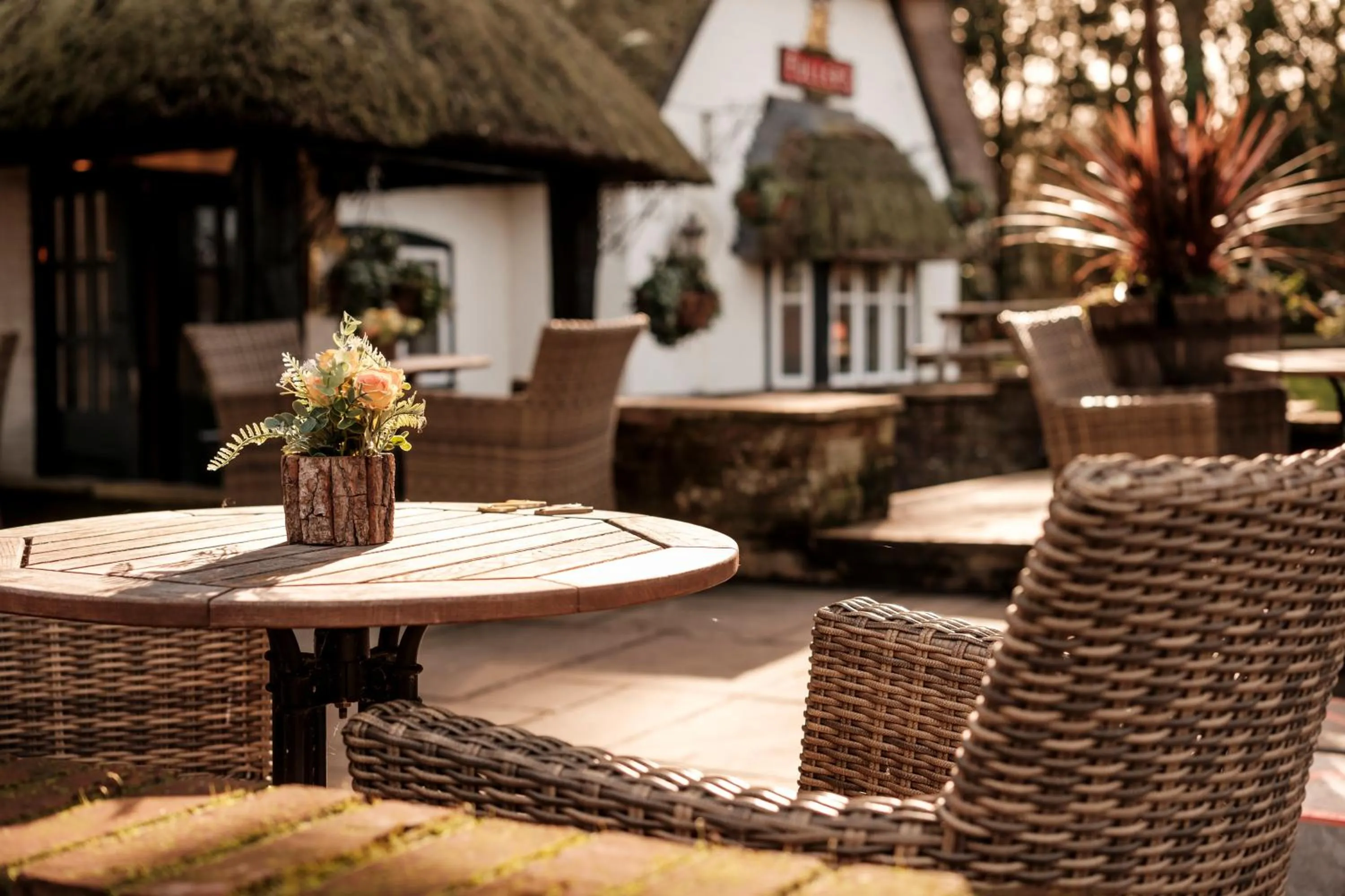 Garden in The Pilgrim Inn