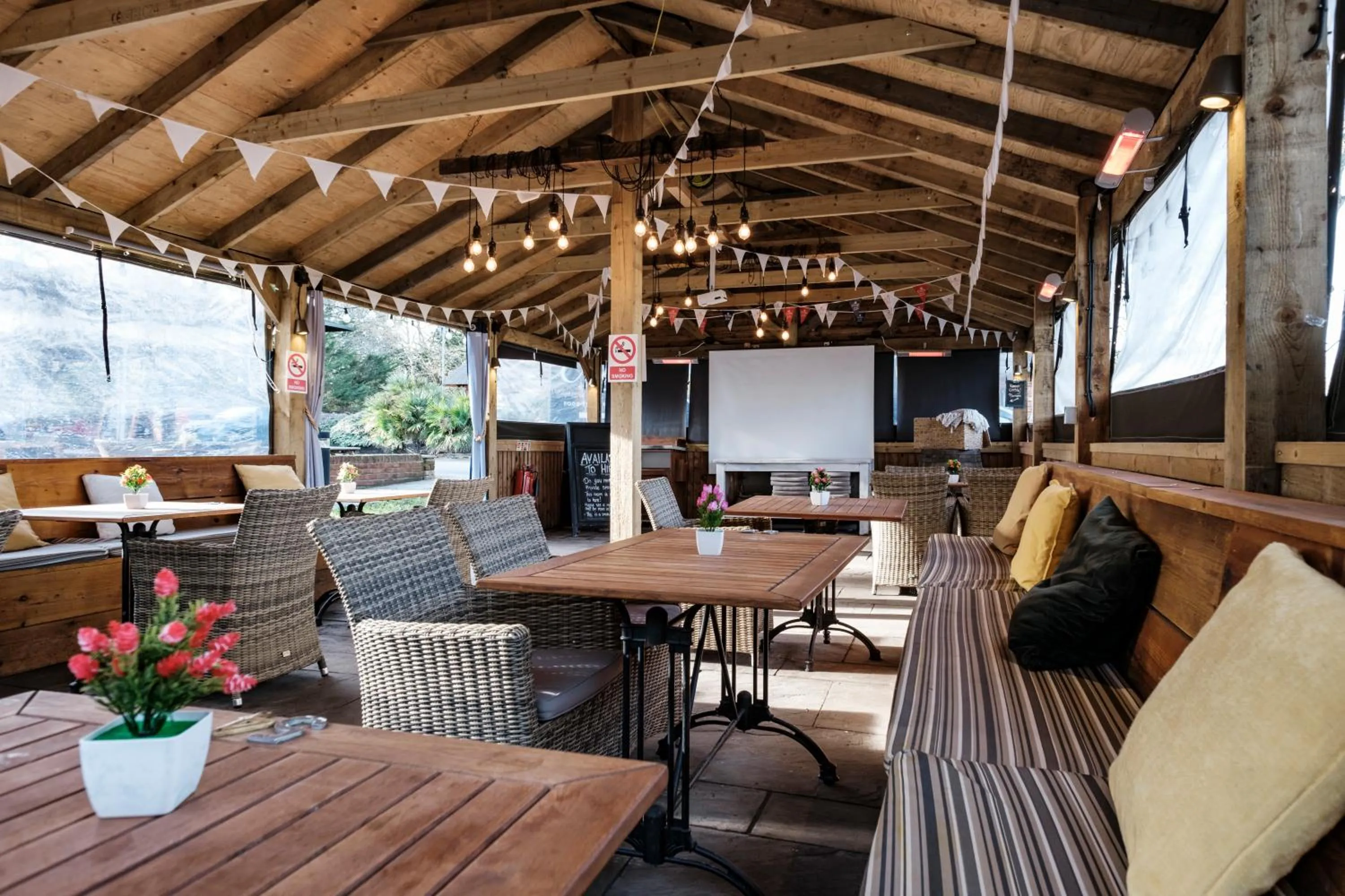 Garden in The Pilgrim Inn