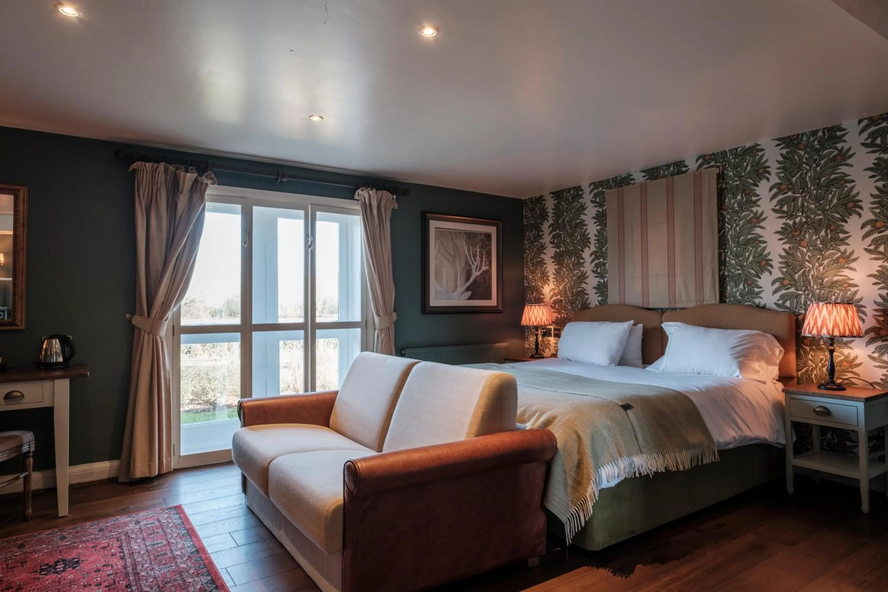 Bed in The Pilgrim Inn